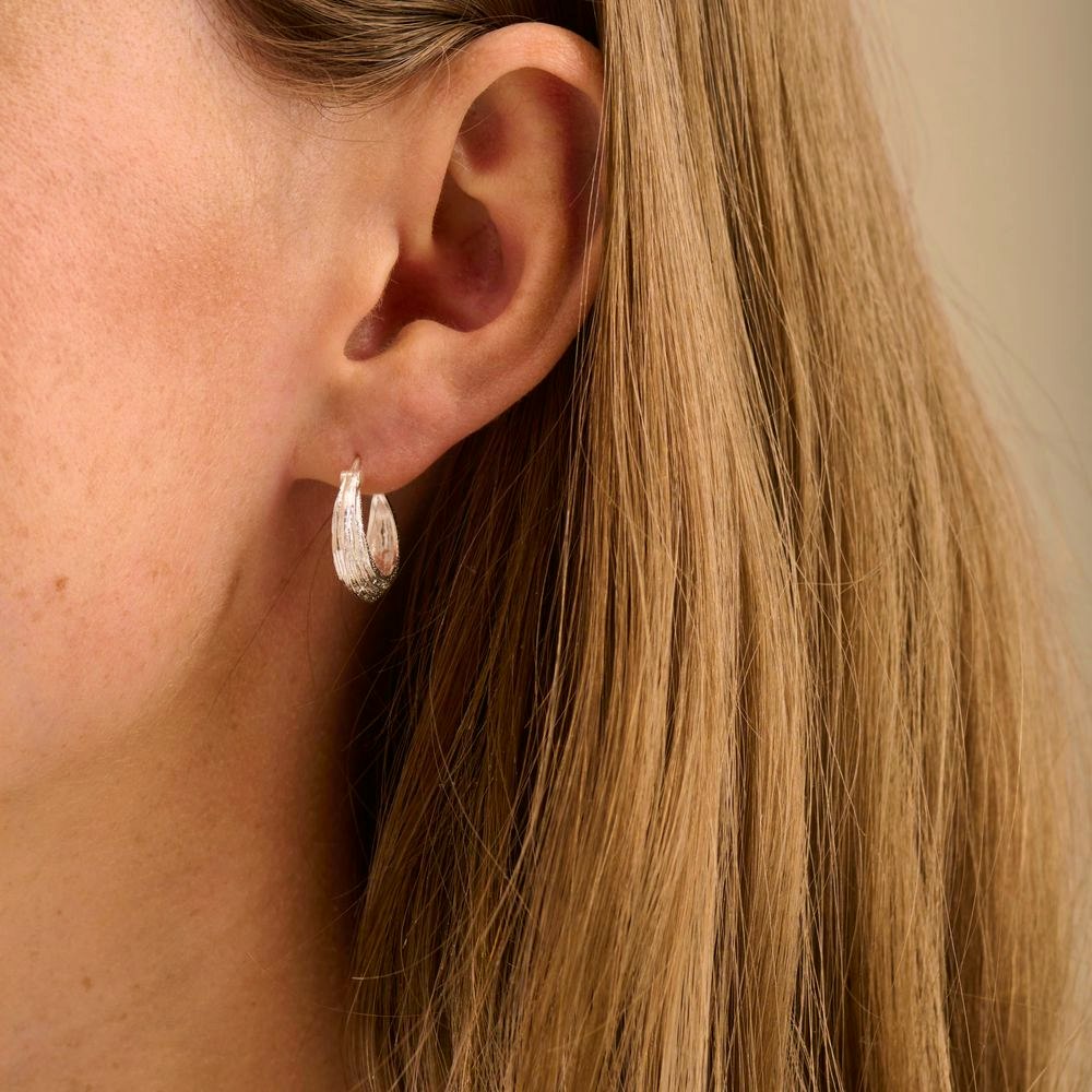 Small Coastline Earrings fra Pernille Corydon i Forgylt-Sølv Sterling 925