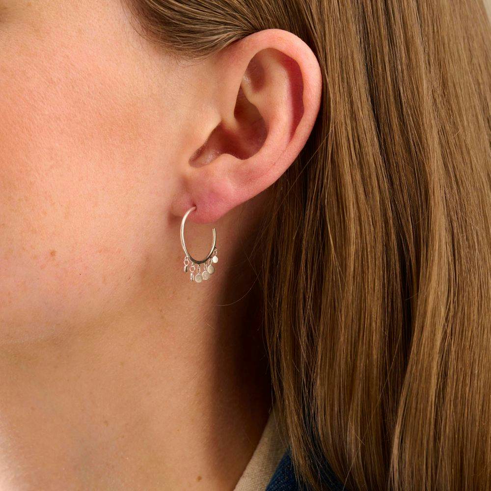 Glow Earrings från Pernille Corydon i Förgyllt-Silver Sterling 925