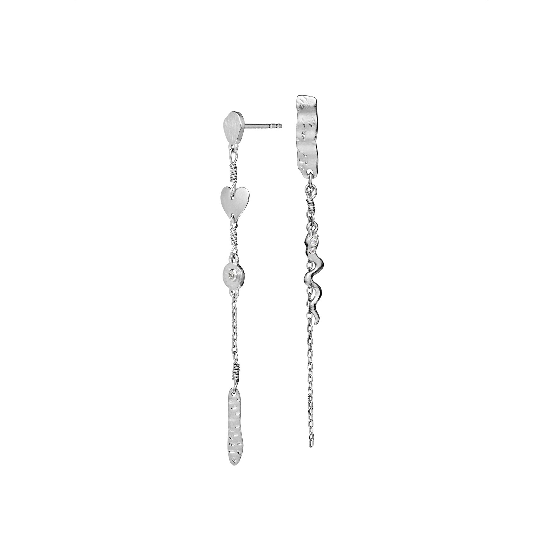 Delfine Earrings z Maanesten v Stříbro Sterling 925