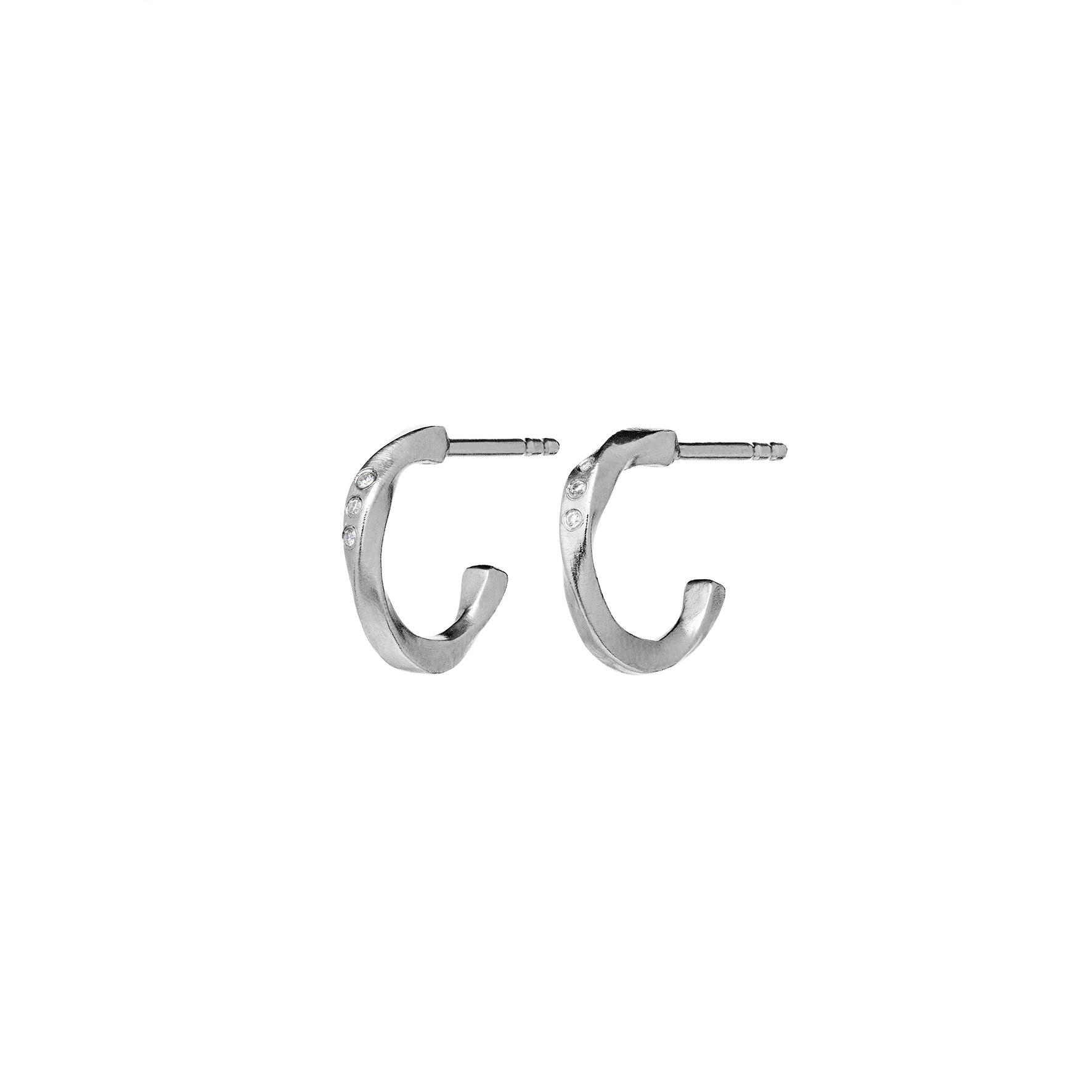 Echo Petite Earrings z Maanesten v Stříbro Sterling 925
