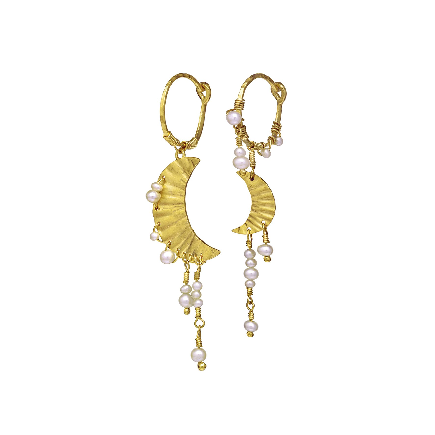 Esta Earrings z Maanesten v Pozlacené stříbro sterling 925