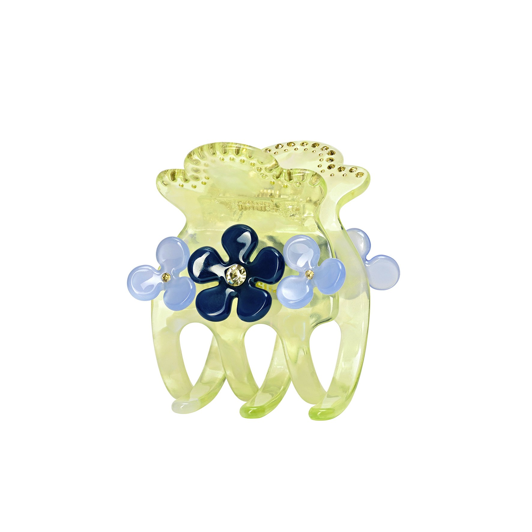 Daisy Lime Hairclaw from Maanesten in Acetate