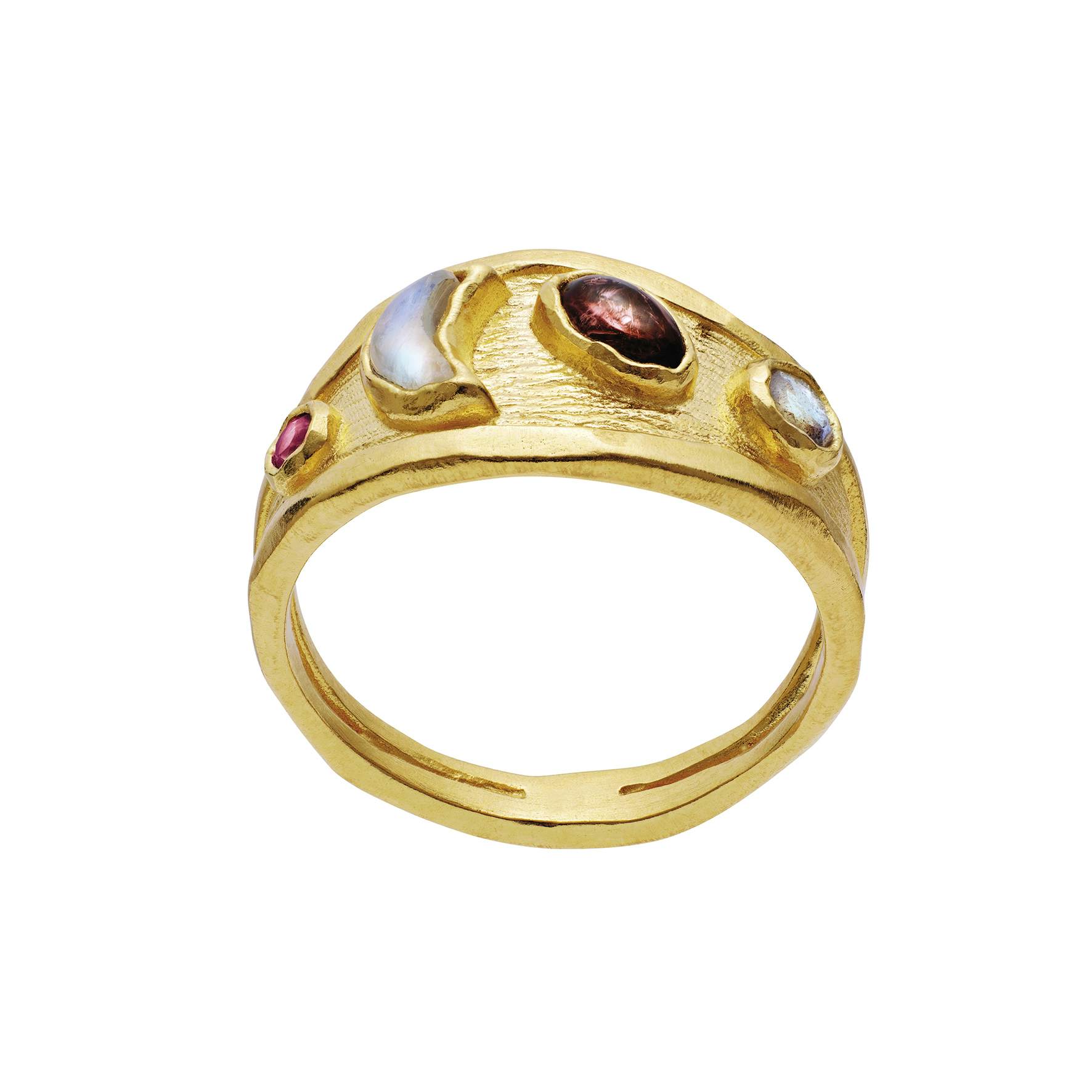 Raaya Ring von Maanesten in Vergoldet-Silber Sterling 925