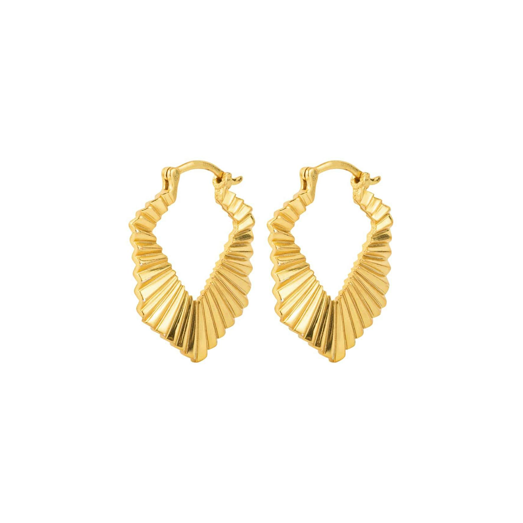Celestial Horizon Earrings from House Of Vincent in Goldplated-Silver Sterling 925