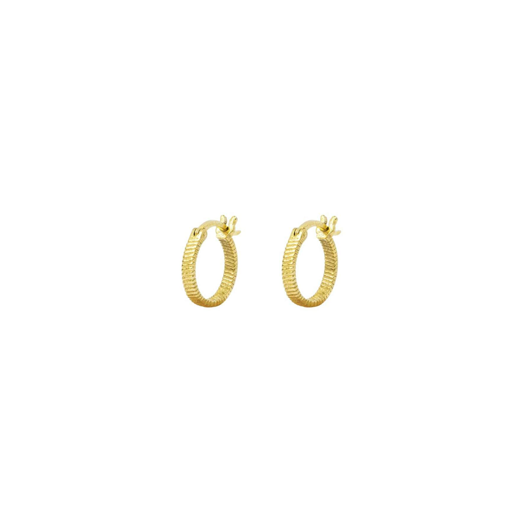 Fortune Teller Hoops Small from House Of Vincent in Goldplated-Silver Sterling 925
