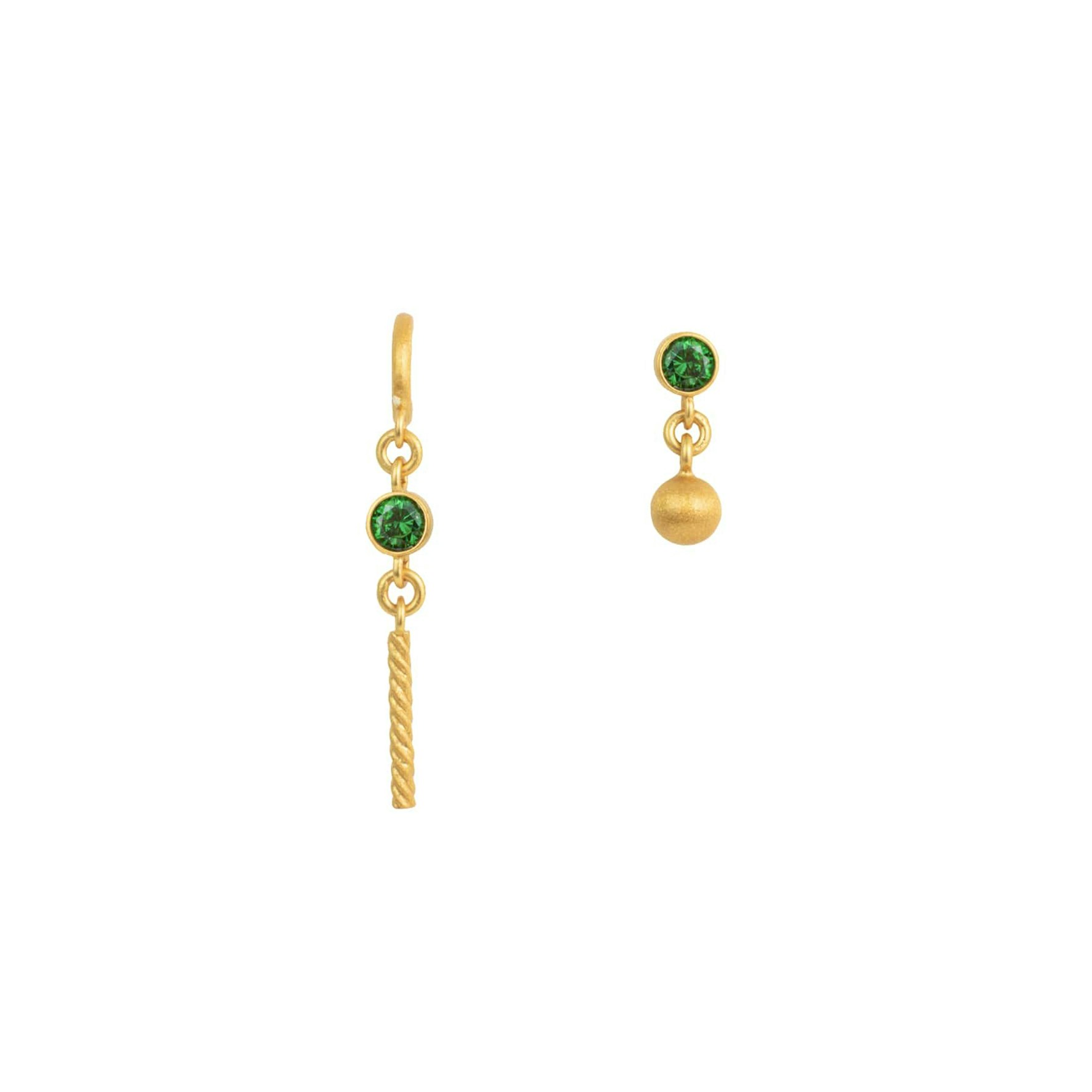 Candy Curse Earrings from House Of Vincent in Goldplated-Silver Sterling 925