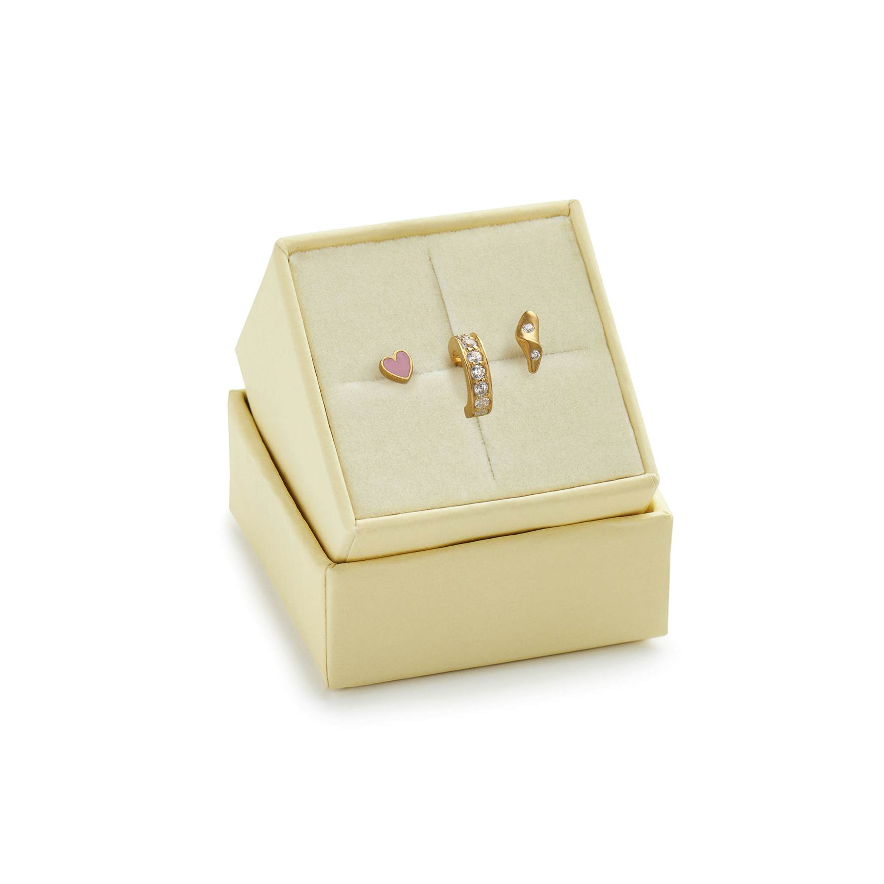 Love Box - Sparkle Love fra STINE A Jewelry i Forgyldt-Sølv Sterling 925