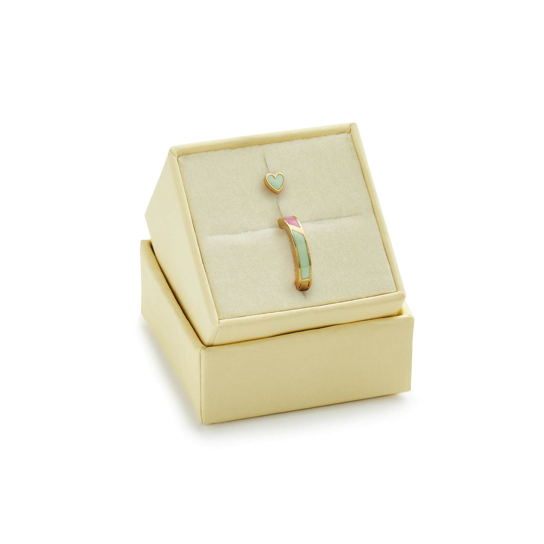 Love Box - Love Hugs Mint Green fra STINE A Jewelry i Forgyldt-Sølv Sterling 925