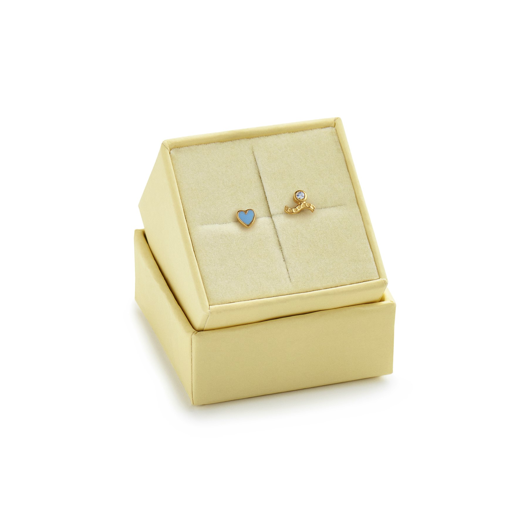 Love Box - Forget Me Not von STINE A Jewelry in Vergoldet-Silber Sterling 925