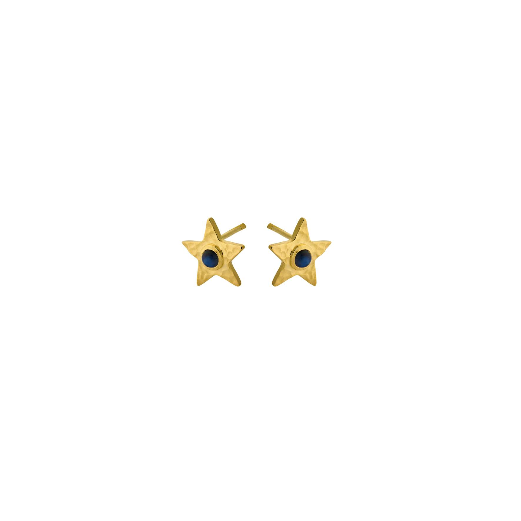 Twinkling Star Earsticks fra Pernille Corydon i Forgyldt-Sølv Sterling 925