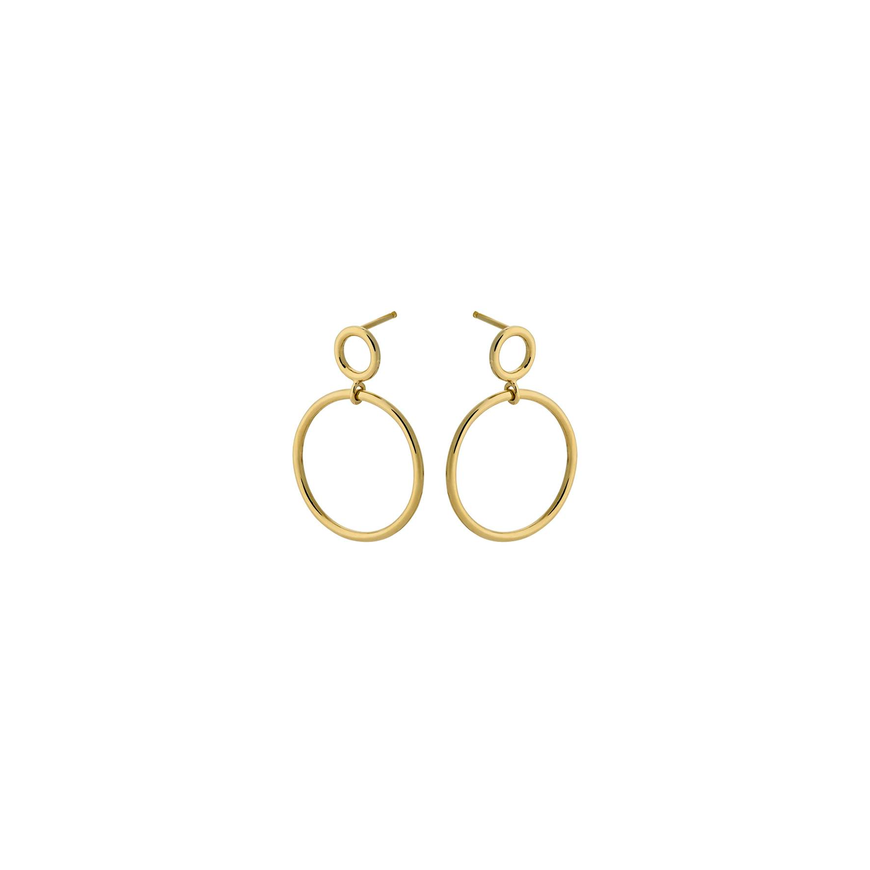 Globe Earrings fra Pernille Corydon i Forgyldt-Sølv Sterling 925