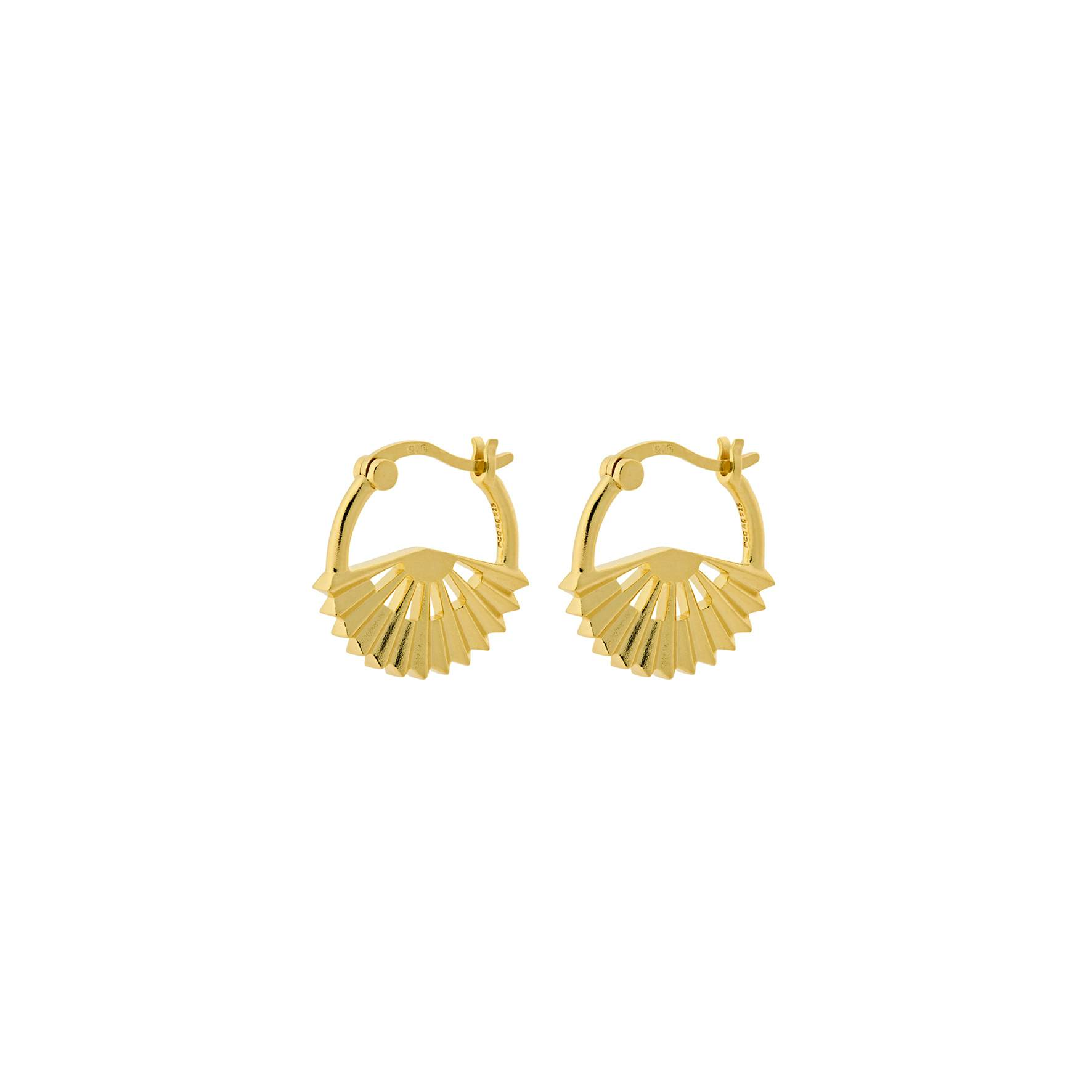 Small Sphere Earrings fra Pernille Corydon i Forgyldt-Sølv Sterling 925