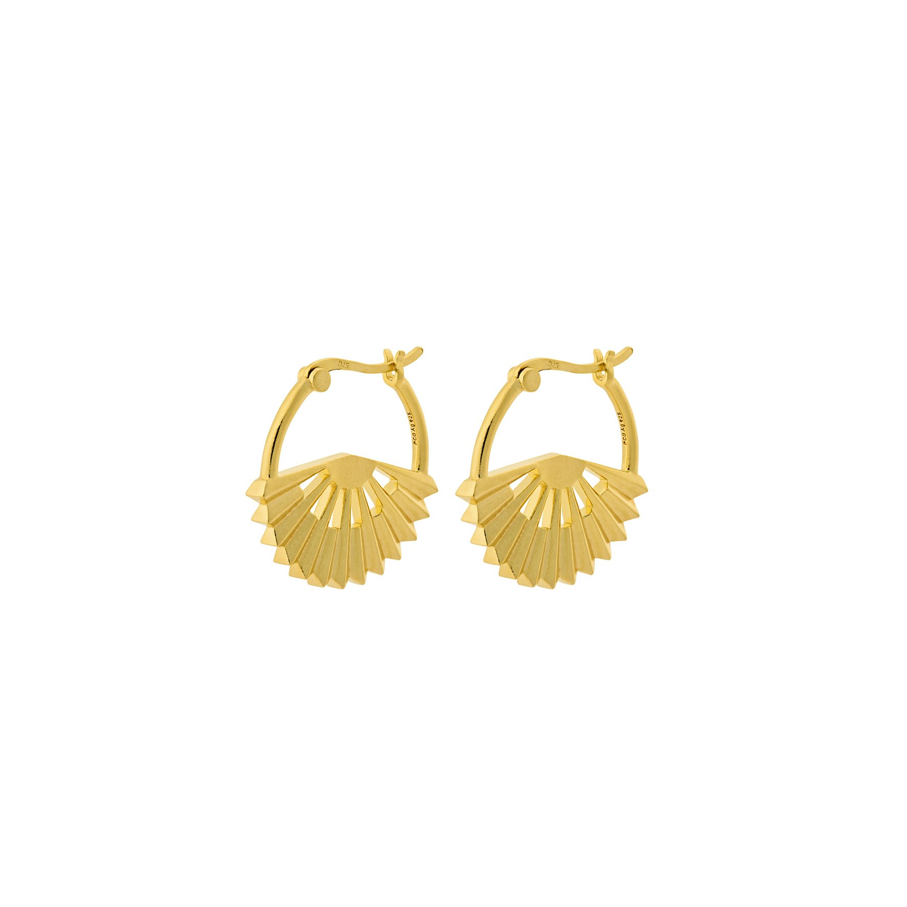 Sphere Earrings fra Pernille Corydon i Forgylt-Sølv Sterling 925