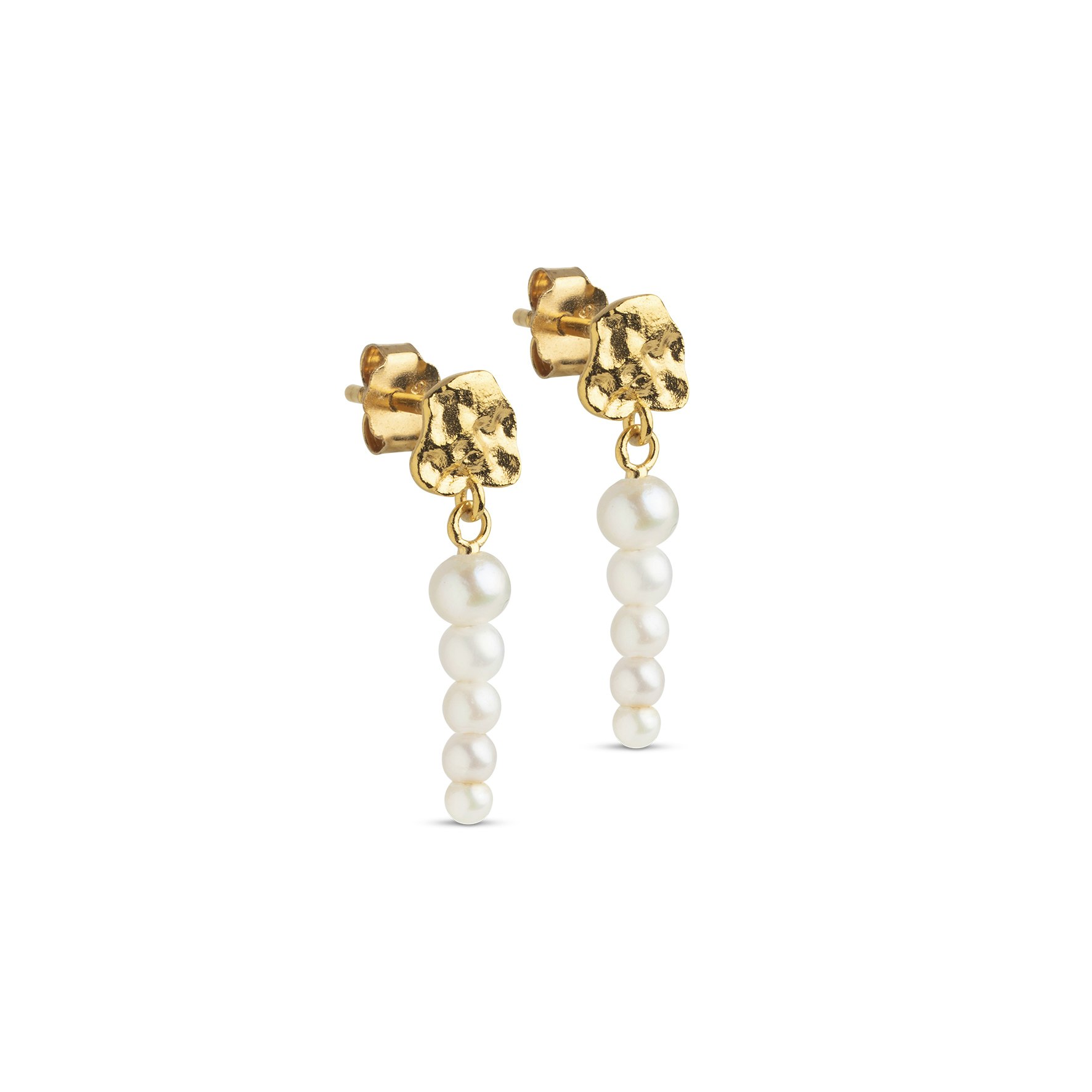 Malaika Earrings von Enamel Copenhagen in Vergoldet-Silber Sterling 925