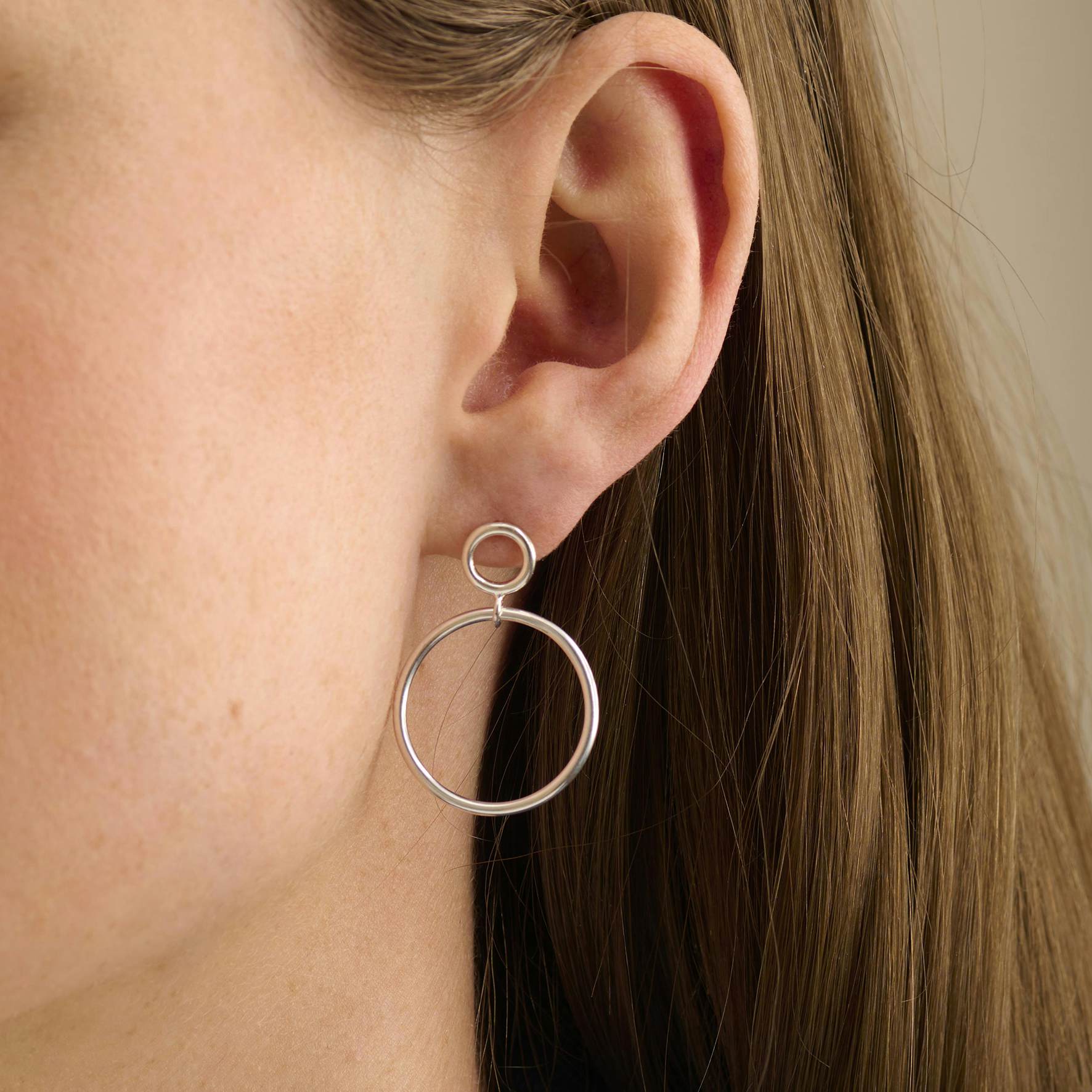 Globe Earrings from Pernille Corydon in Goldplated-Silver Sterling 925