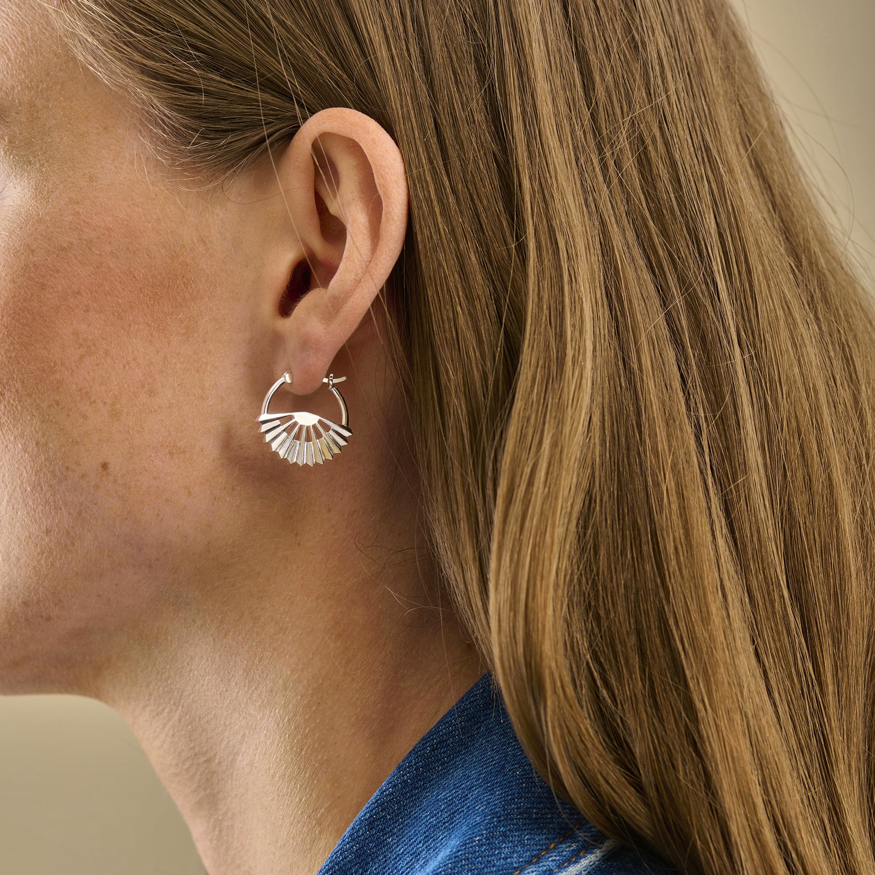 Sphere Earrings fra Pernille Corydon i Forgylt-Sølv Sterling 925