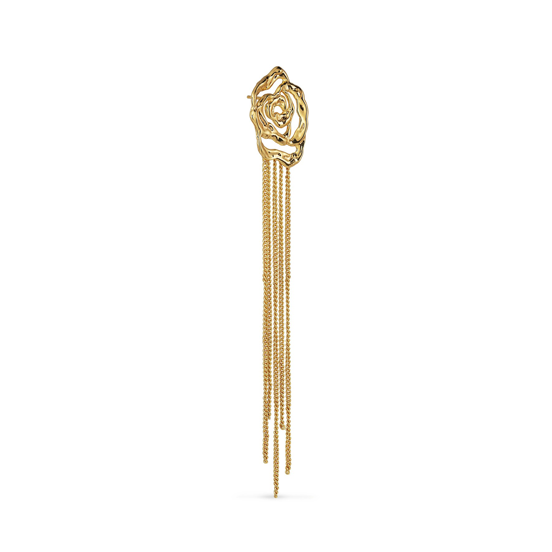 Rose Chain Earring Left fra Jane Kønig i Sølv Sterling 925