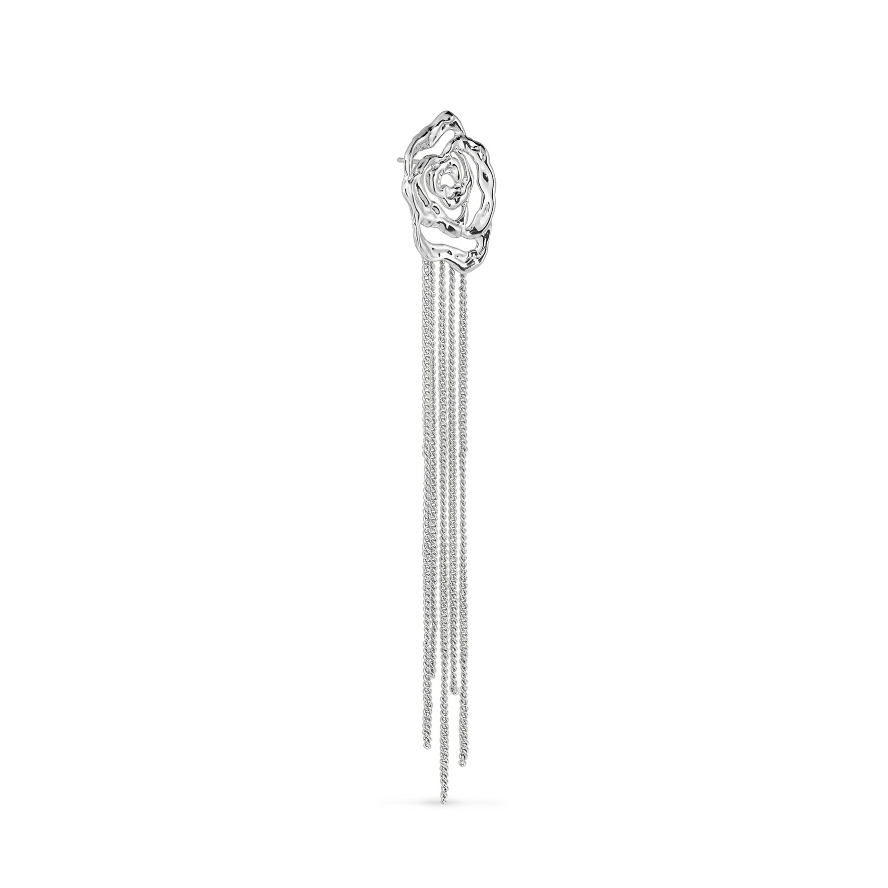 Rose Chain Earring Left fra Jane Kønig i Sølv Sterling 925