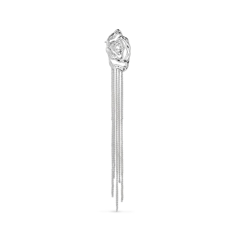Rose Chain Earring Left fra Jane Kønig i Forgylt-Sølv Sterling 925