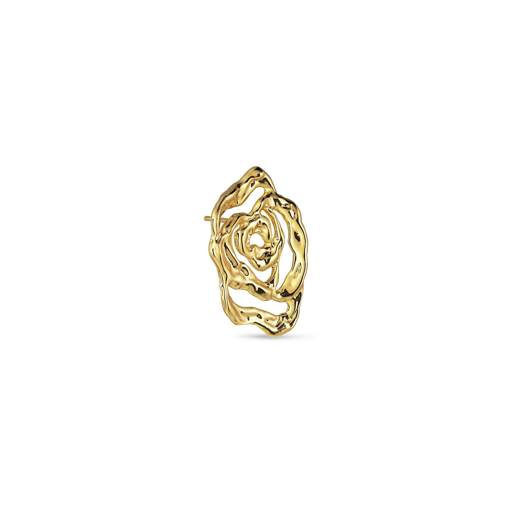 Rose Earring Left van Jane Kønig in Zilver Sterling 925