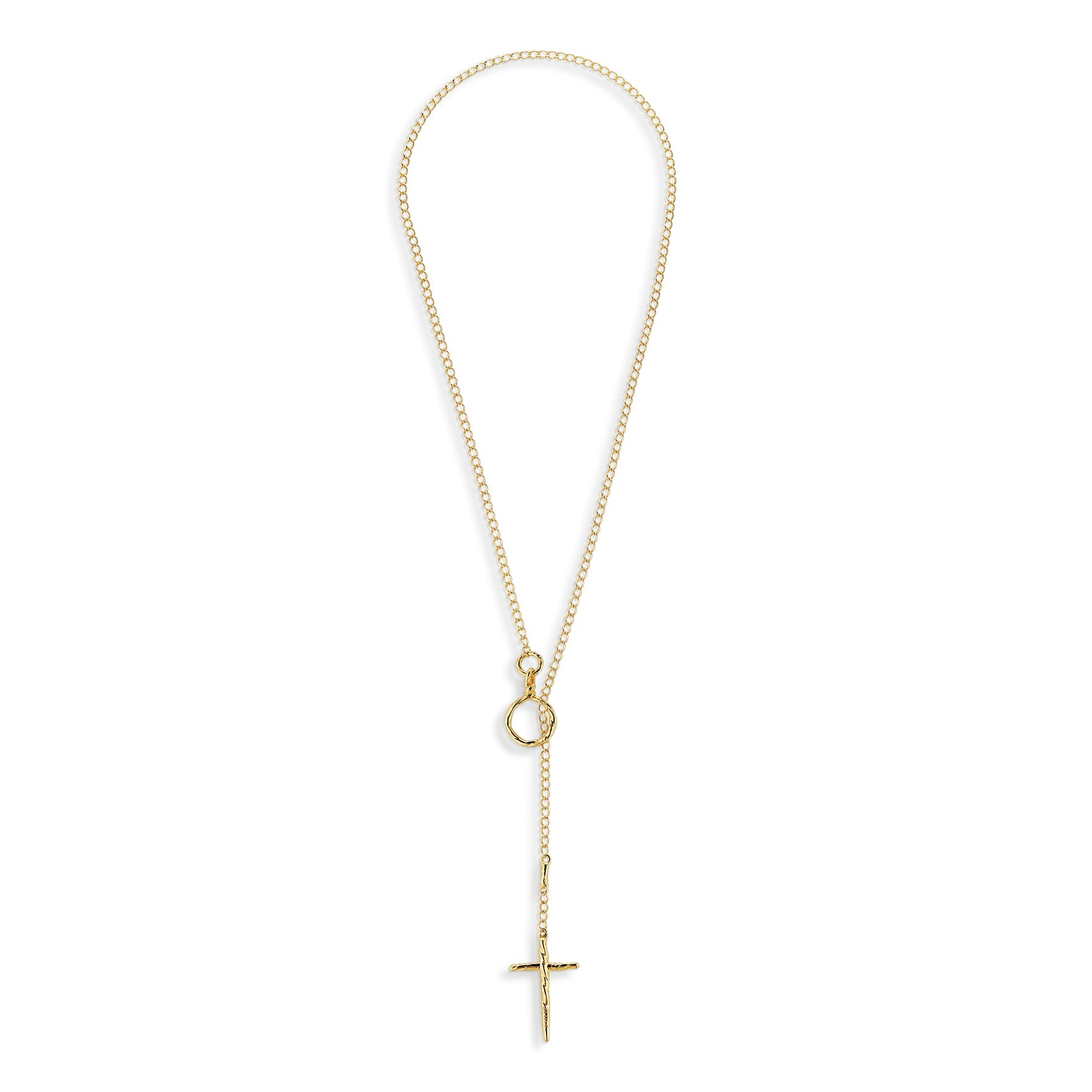 Toggle Cross Necklace