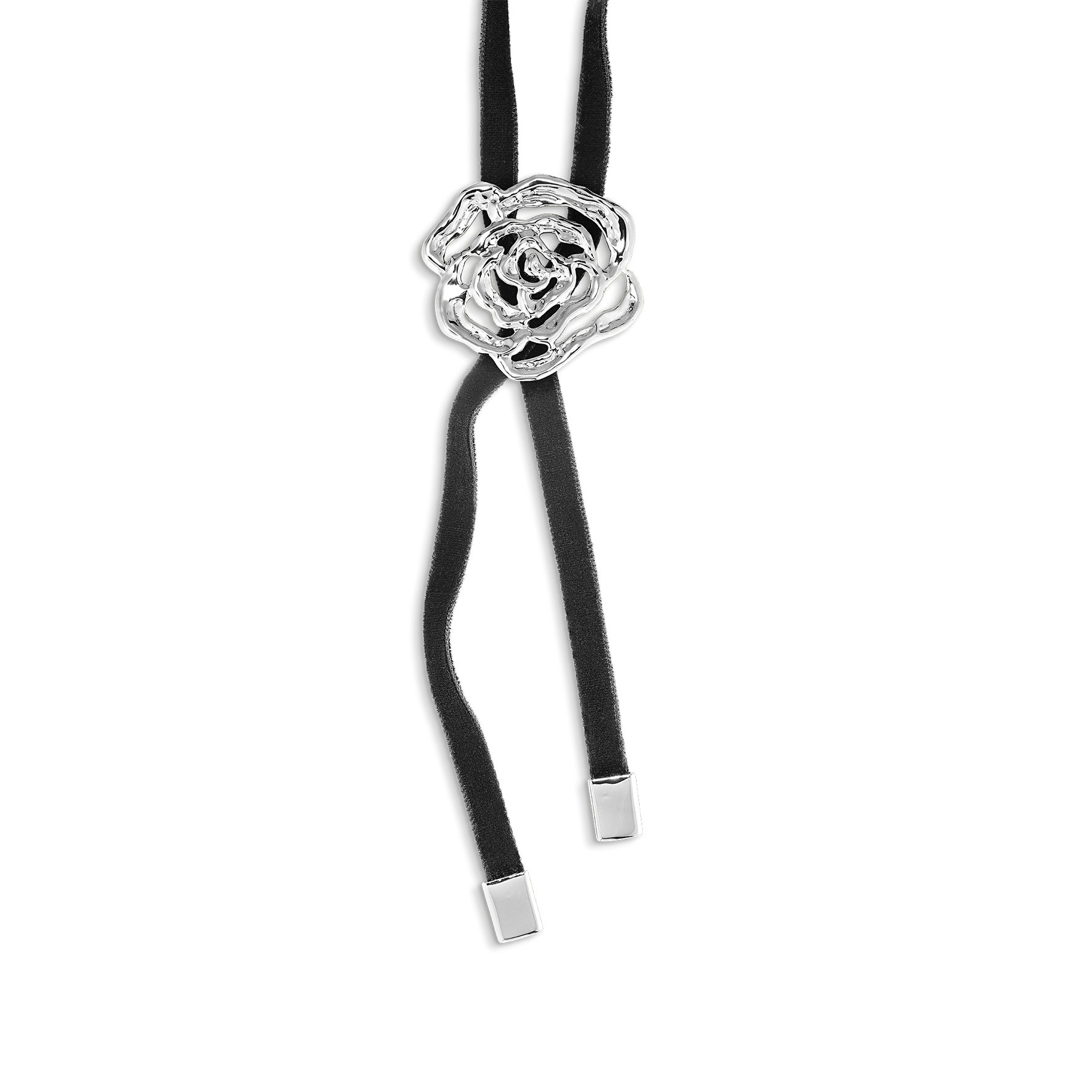 Rosle Bolo Tie Necklace von Jane Kønig in Vergoldet-Silber Sterling 925