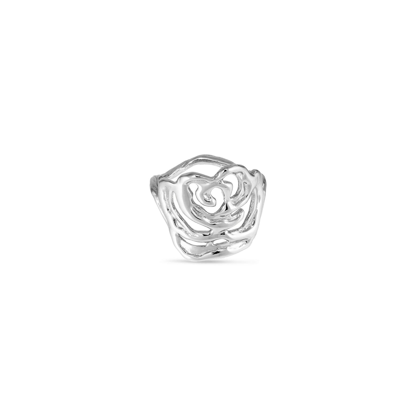 Big Rose Ring from Jane Kønig in Silver Sterling 925