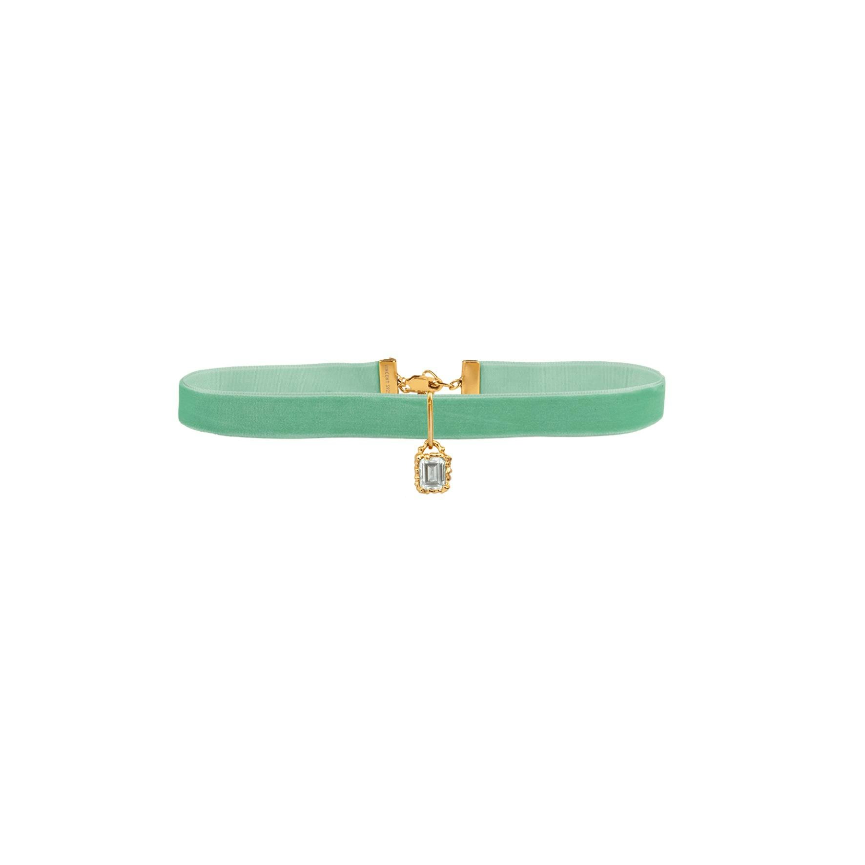 String Of Prosperity Necklace Choker Green Amethyst