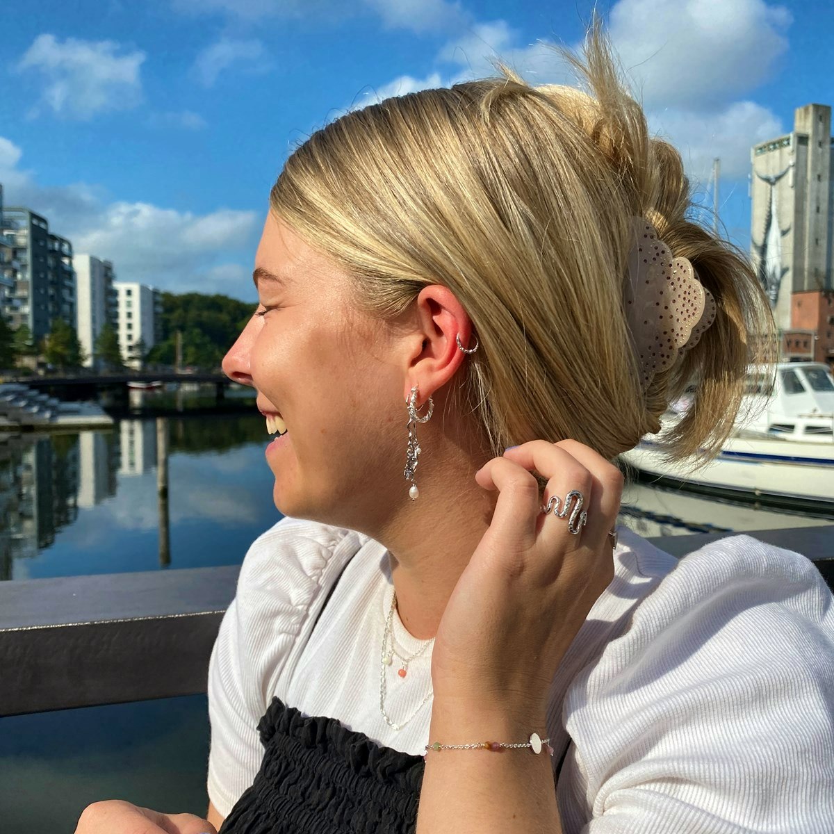 Silke By Sistie Earcuff fra Sistie i Sølv Sterling 925