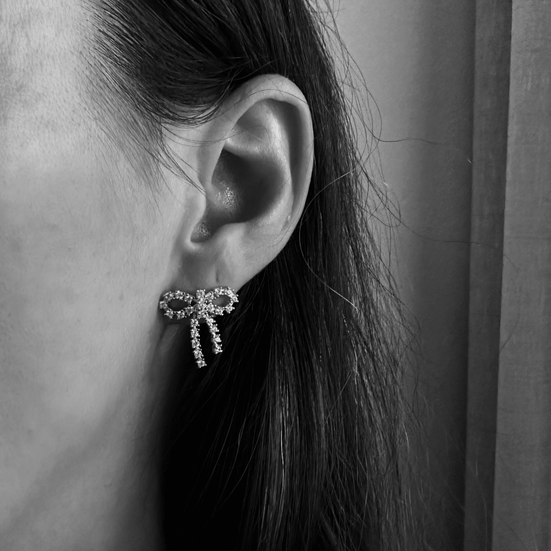 Arco Small Crystal Earrings van Pico in Verguld-Zilver Sterling 925