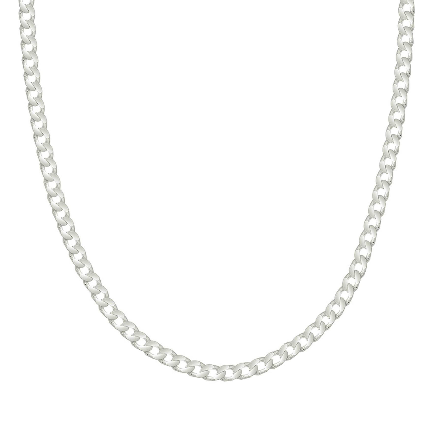 Line Panzer Necklace from A-Hjort Jewellery in Silver Sterling 925