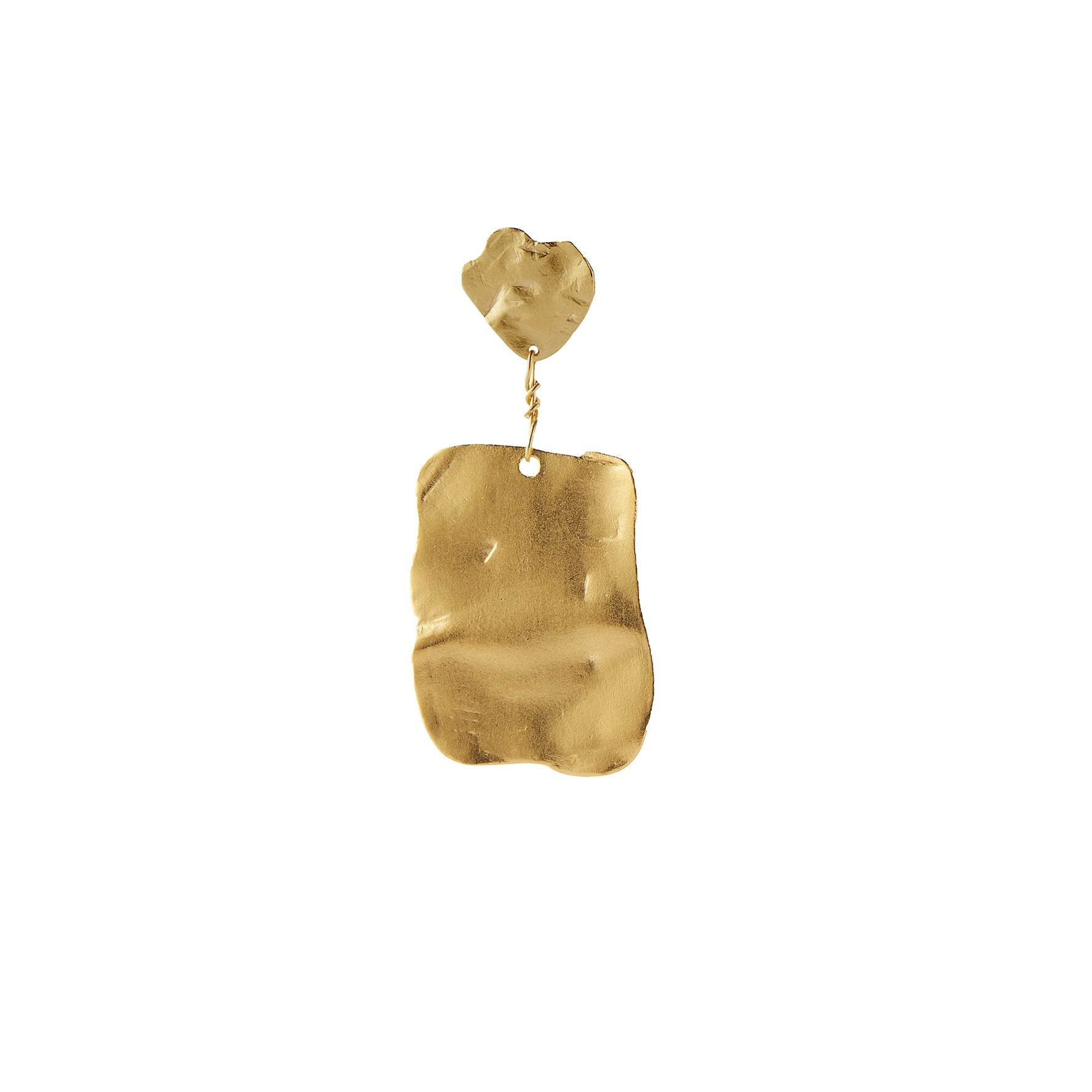 Golden Reflection Earring von STINE A Jewelry in Vergoldet-Silber Sterling 925