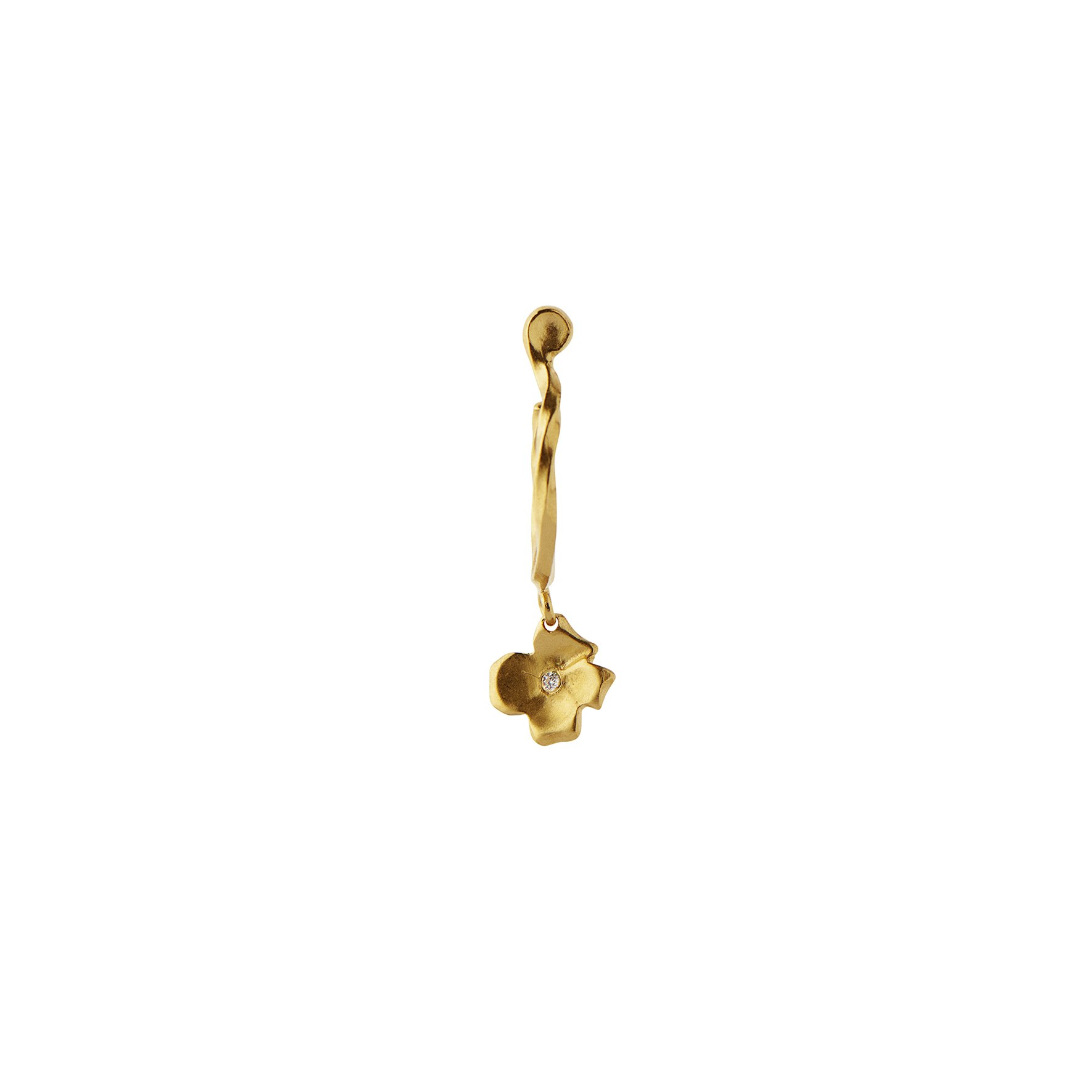 Petit Flow Creol With Garden Flower fra STINE A Jewelry i Forgylt-Sølv Sterling 925