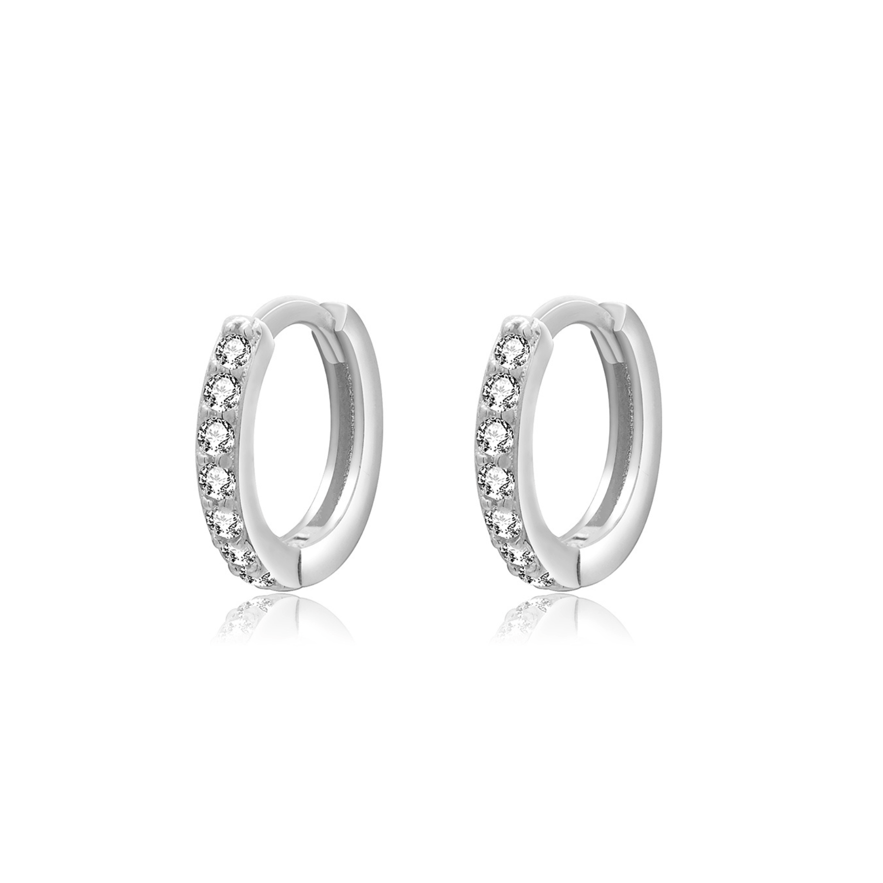 Anna Zircon Hoops