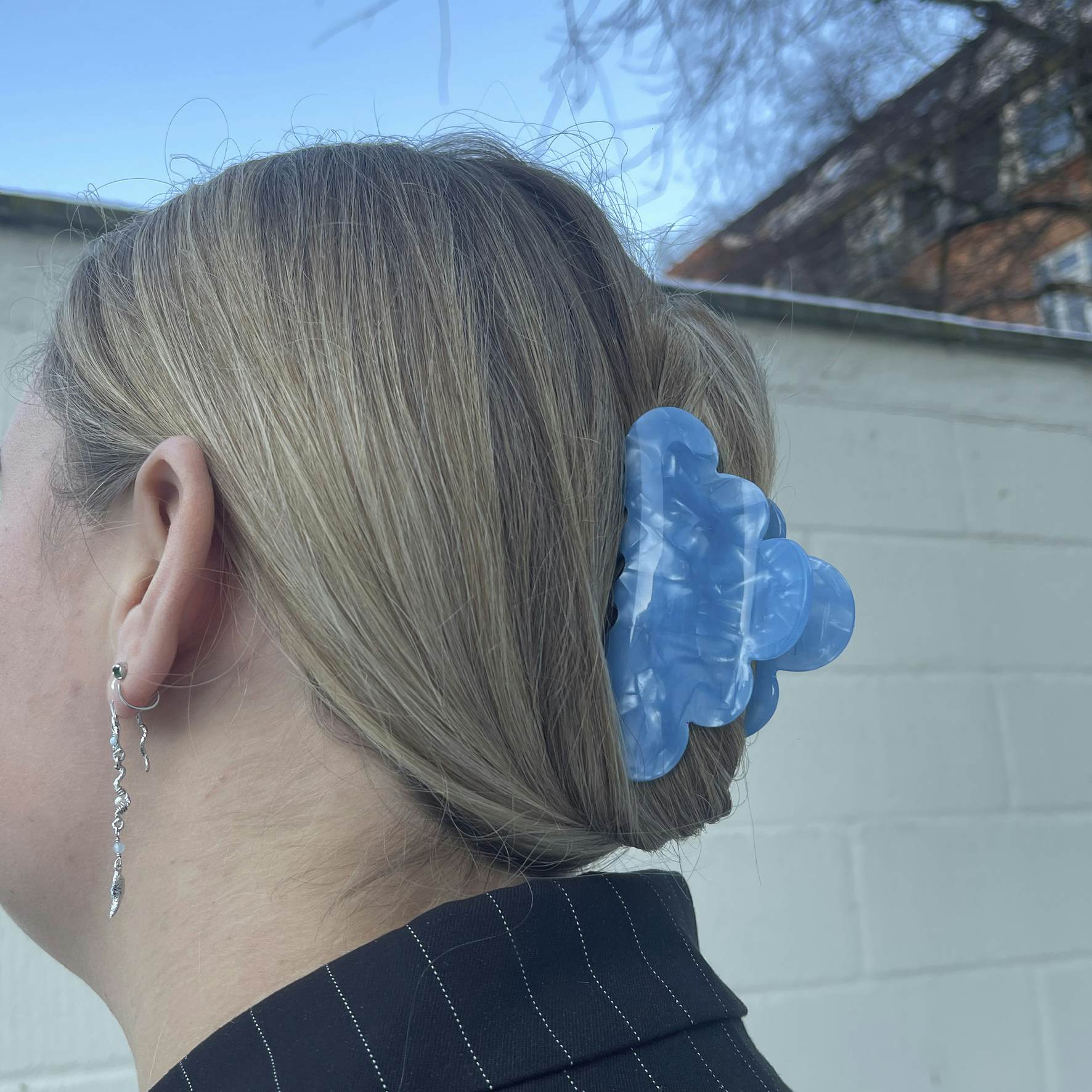 Dreamy Hairclaw Blue from A-Hjort Jewellery in Acetate