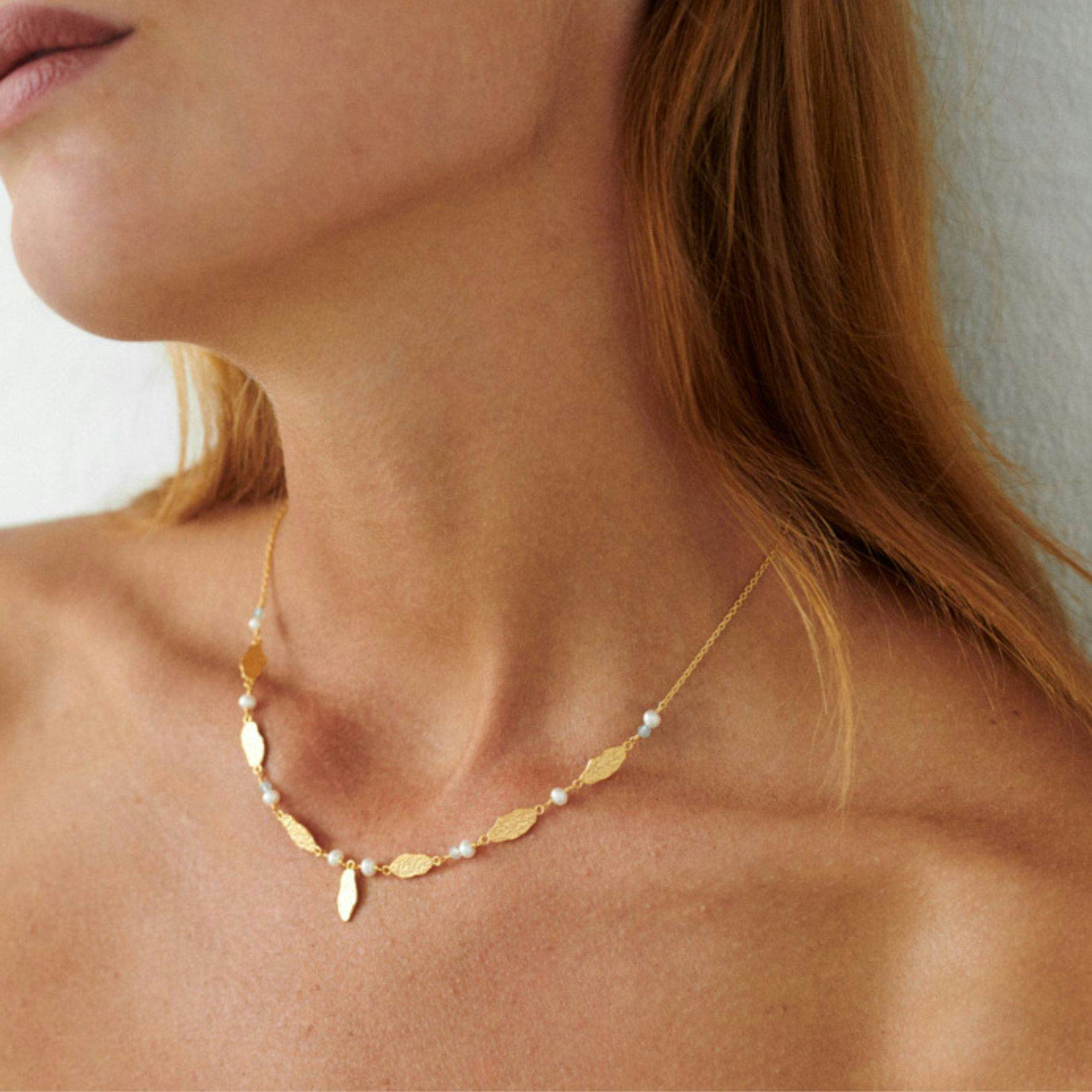 Drifting Dream Necklace from Pernille Corydon in Goldplated-Silver Sterling 925