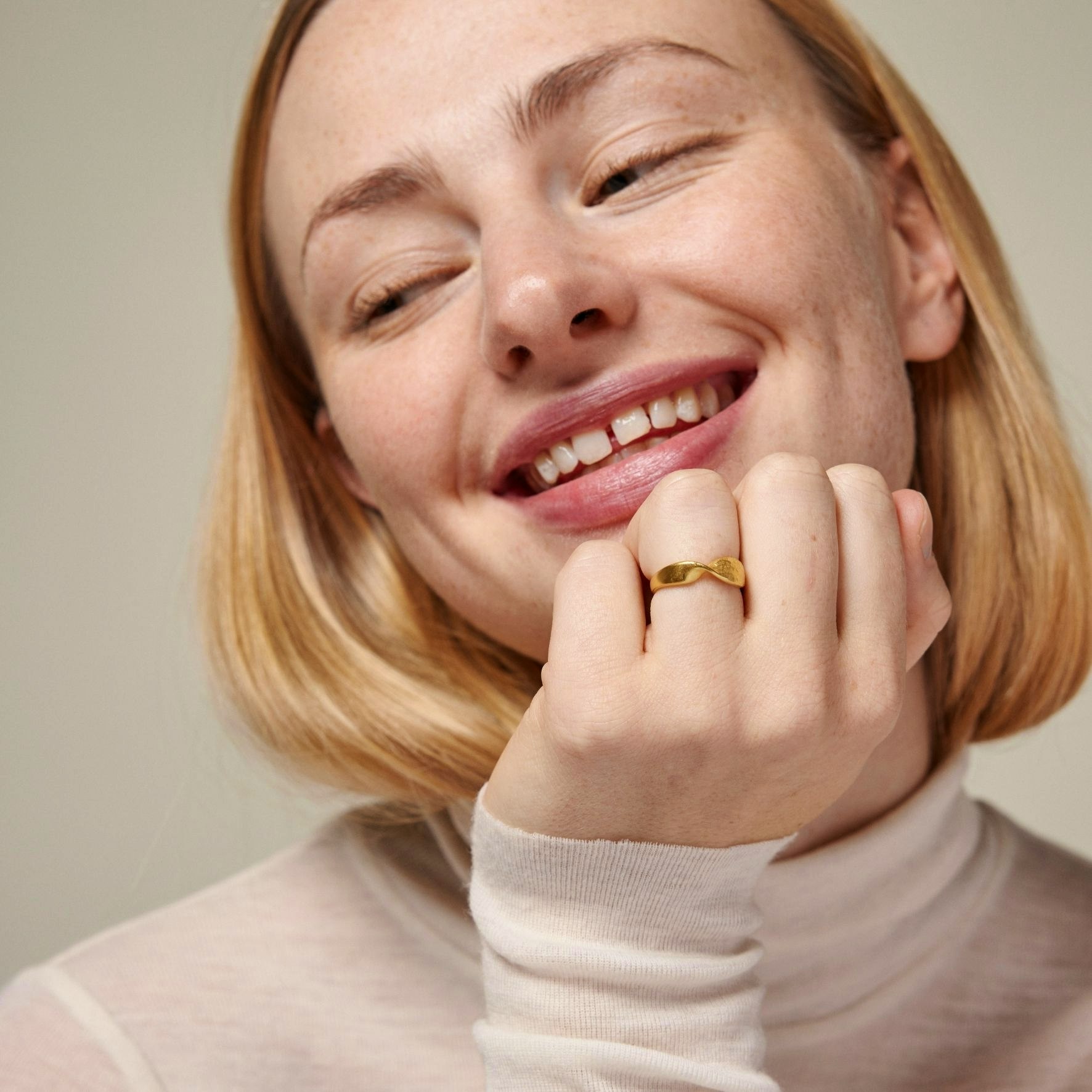 Adele Ring from Enamel Copenhagen in Goldplated Silver Sterling 925