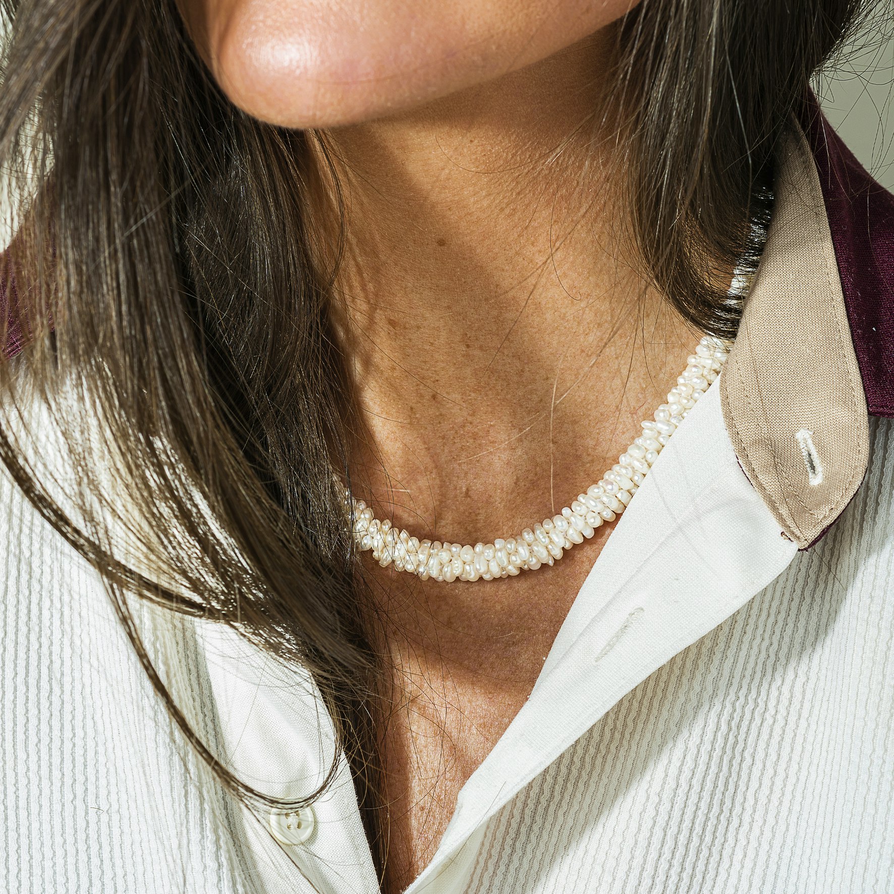 Abundance Of Venus Necklace White