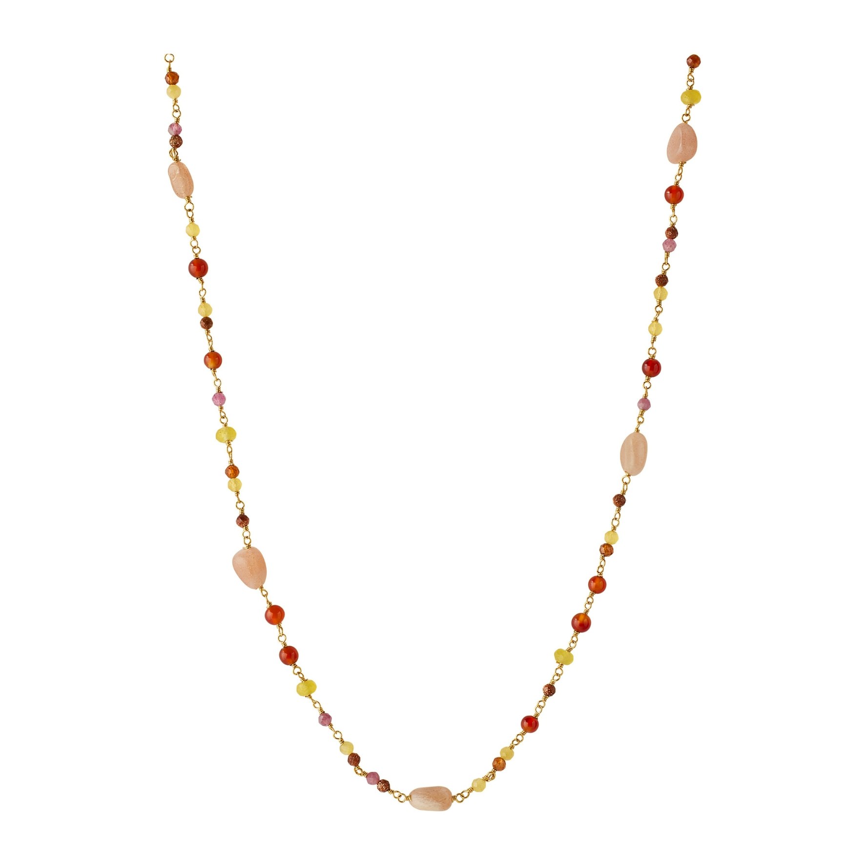 Golden Fields Necklace von Pernille Corydon in Vergoldet-Silber Sterling 925