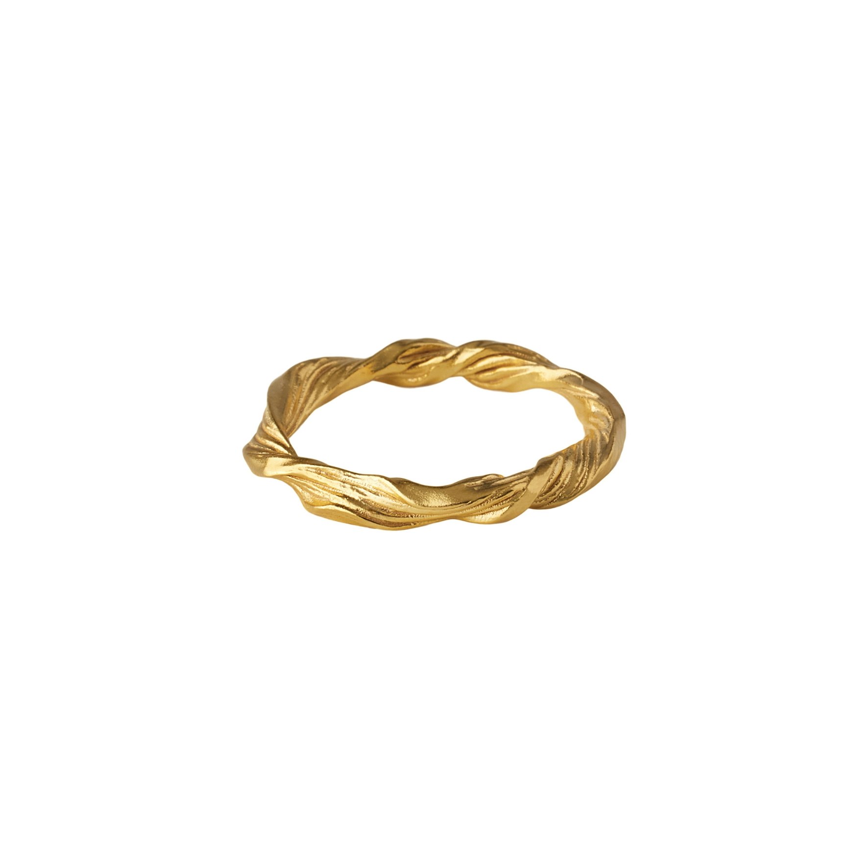 Dancing Wave Ring fra Pernille Corydon i Forgyldt-Sølv Sterling 925