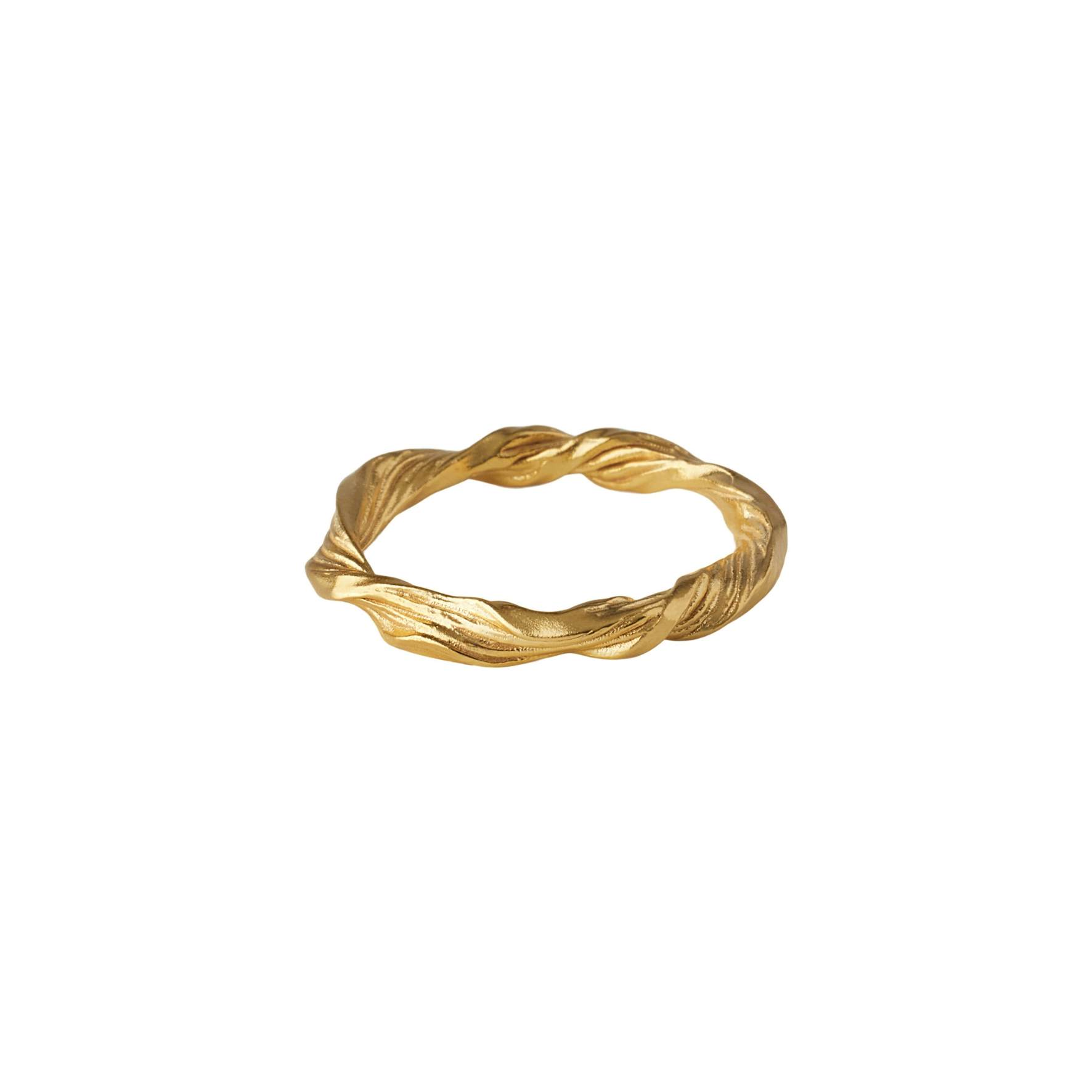 Dancing Wave Ring from Pernille Corydon in Goldplated-Silver Sterling 925