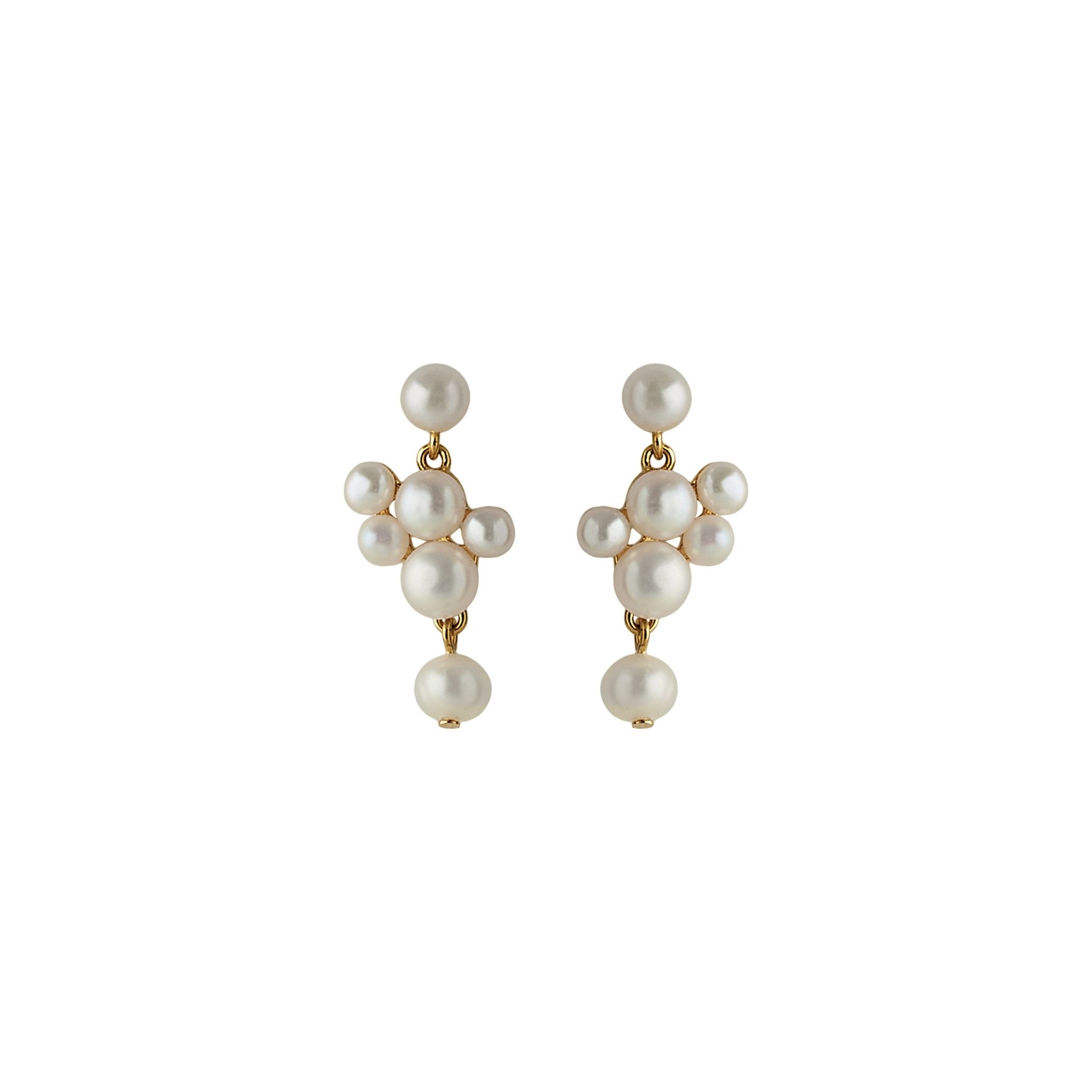 Treasure Earrings fra Pernille Corydon i Forgyldt-Sølv Sterling 925
