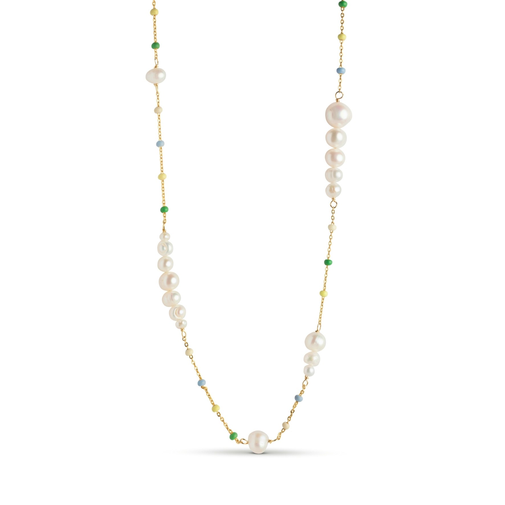 Lola Carmen Serene Necklace von Enamel Copenhagen in Vergoldet-Silber Sterling 925