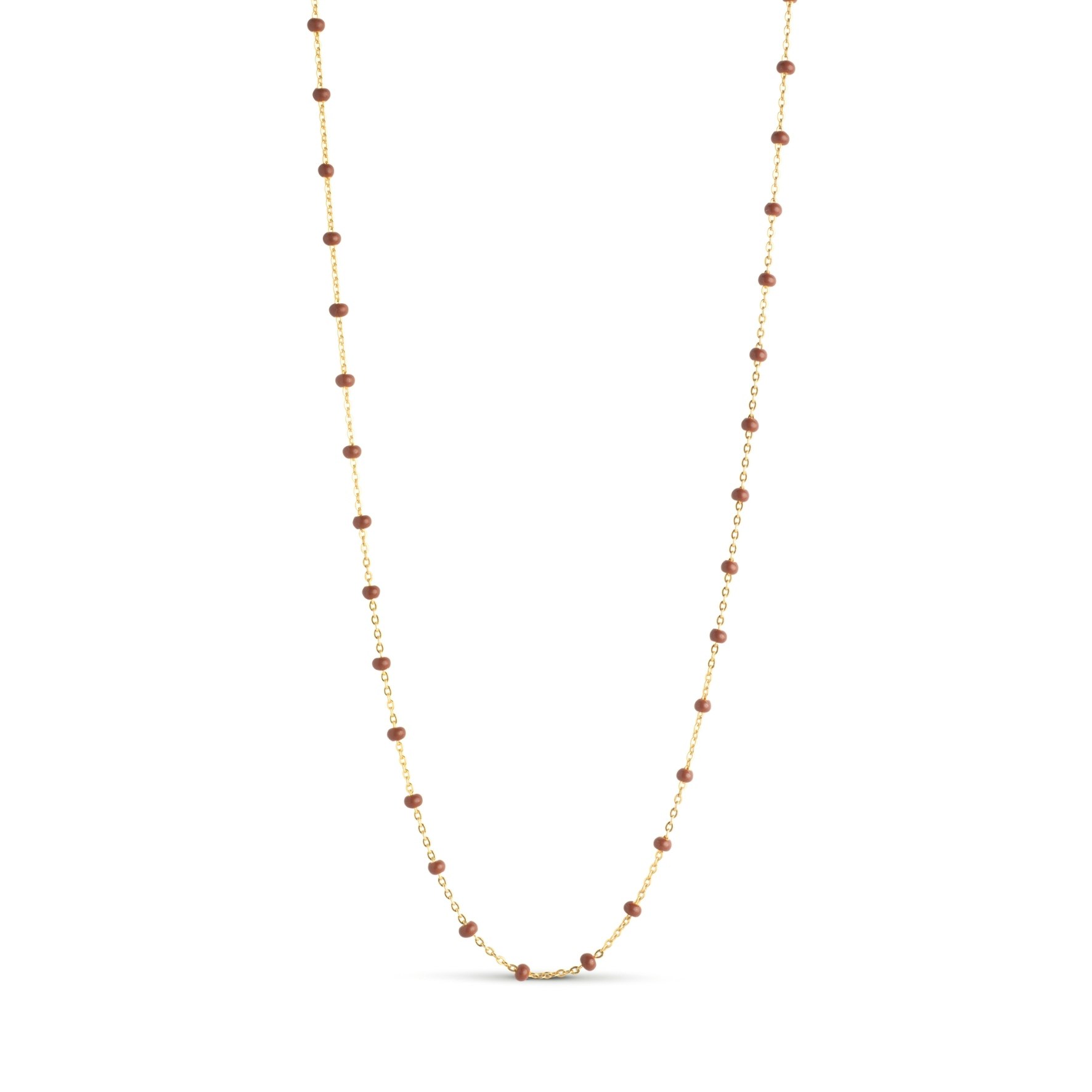 Lola Copper Necklace fra Enamel Copenhagen i Forgyldt-Sølv Sterling 925