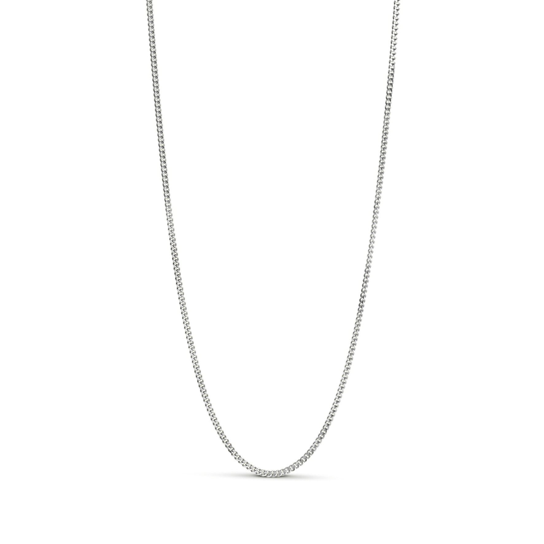 Curb Chain Necklace - 1,75 mm fra Enamel Copenhagen i Sølv Sterling 925