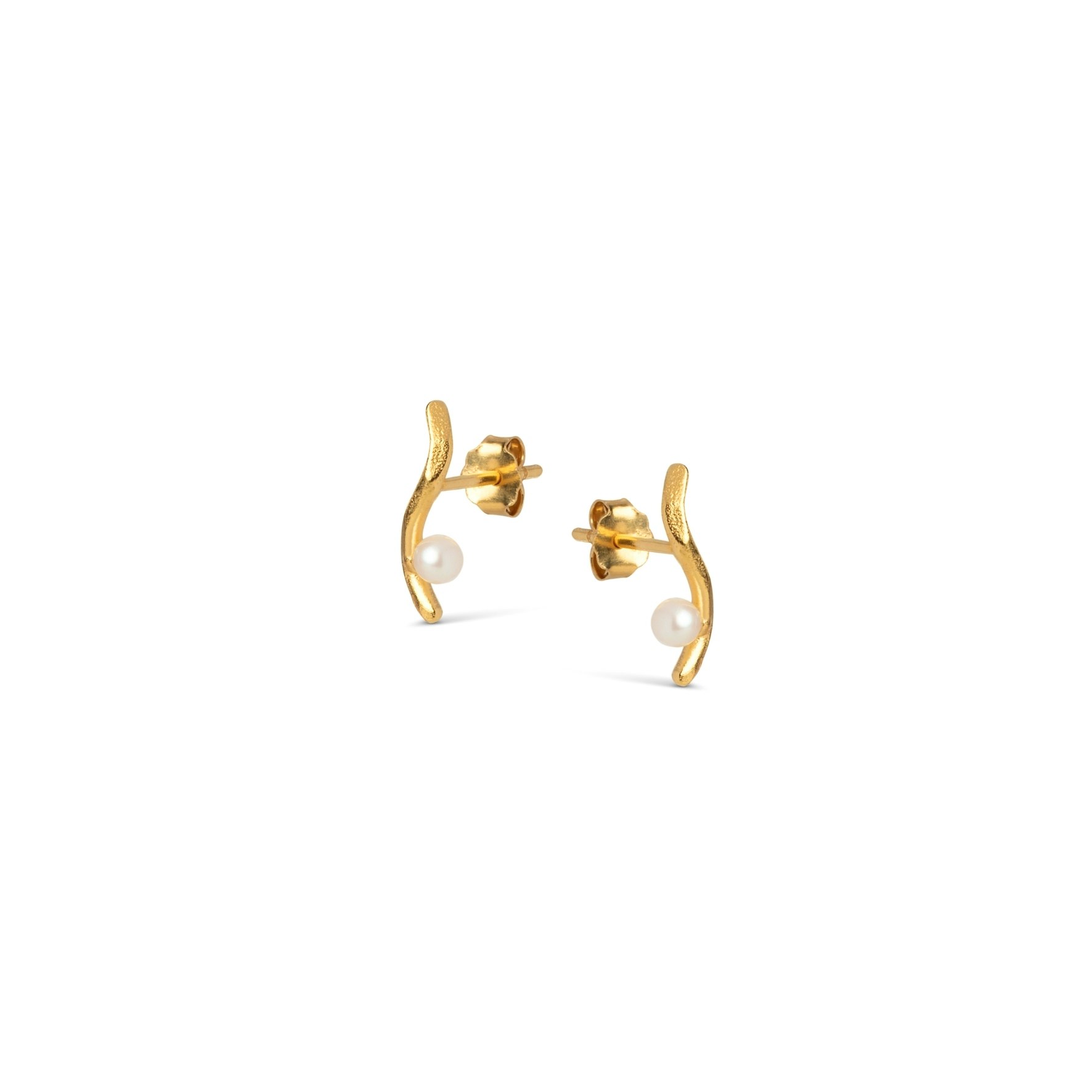 Ivory Studs från Enamel Copenhagen i Förgyllt-Silver Sterling 925