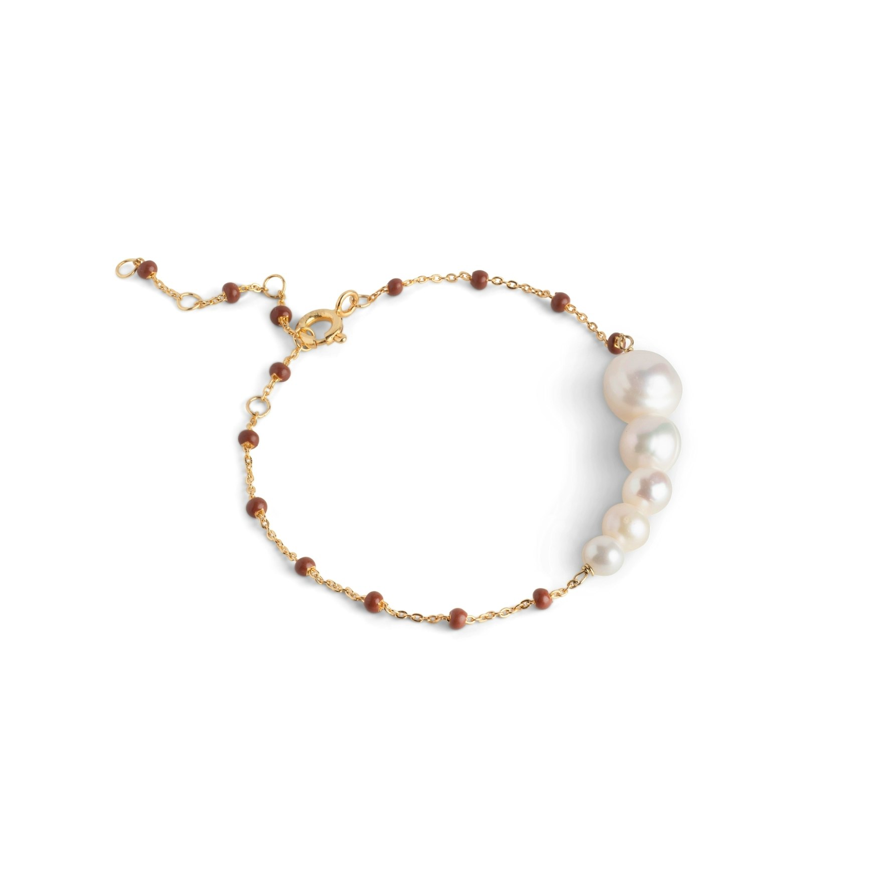 Lola Carmen Copper Bracelet von Enamel Copenhagen in Vergoldet-Silber Sterling 925