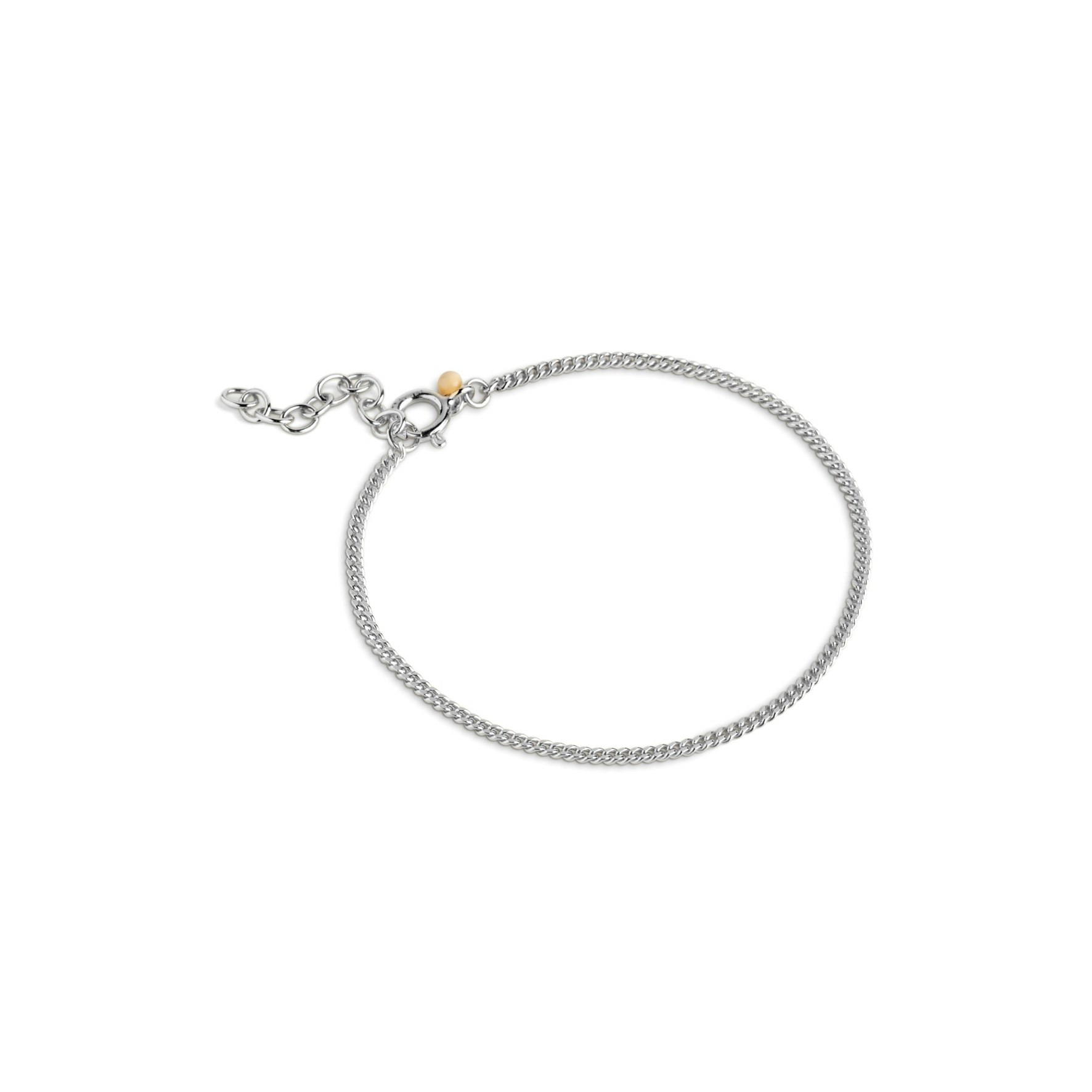 Curb Chain Bracelet - 1,75 mm from Enamel Copenhagen in Silver Sterling 925