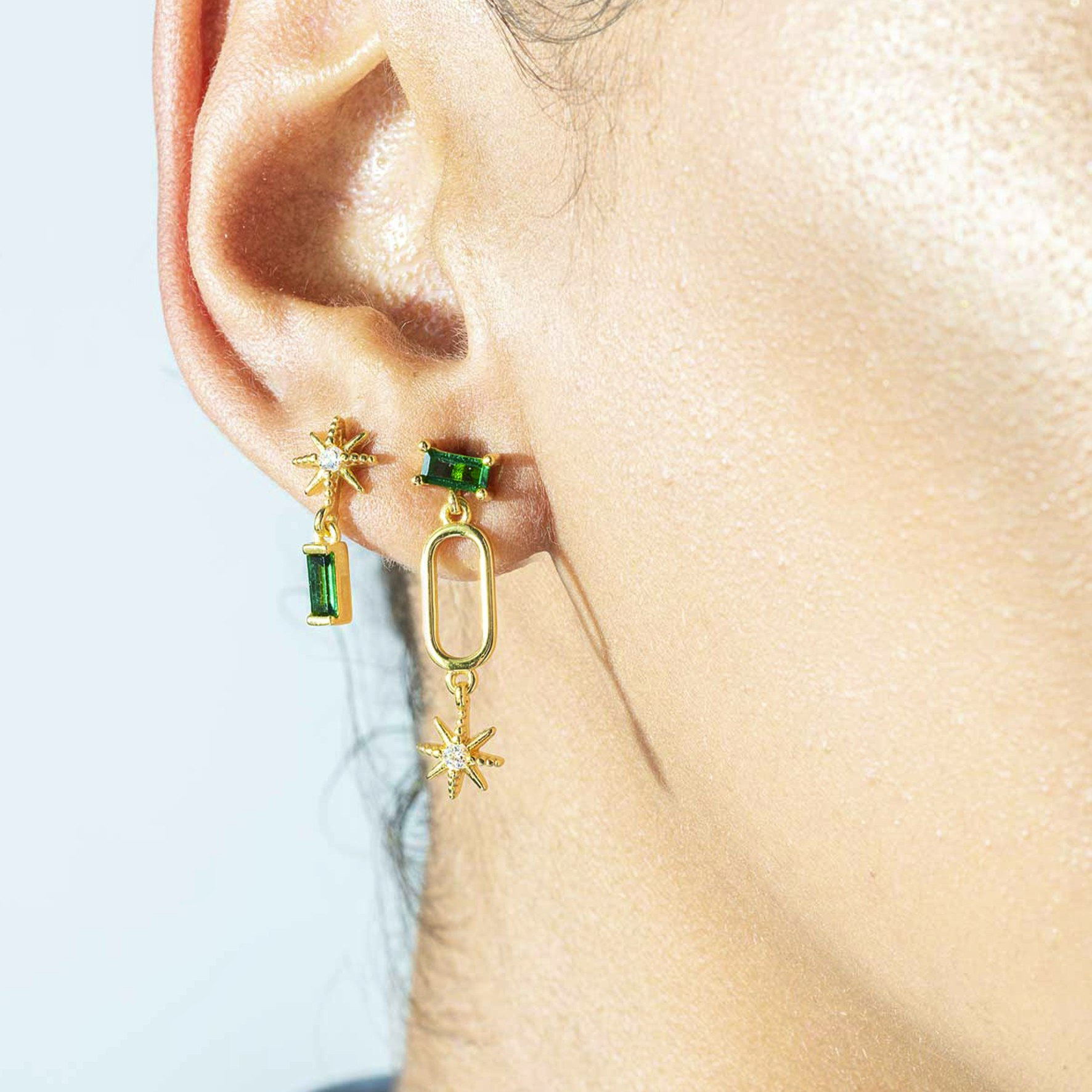 Collector Earrings Green