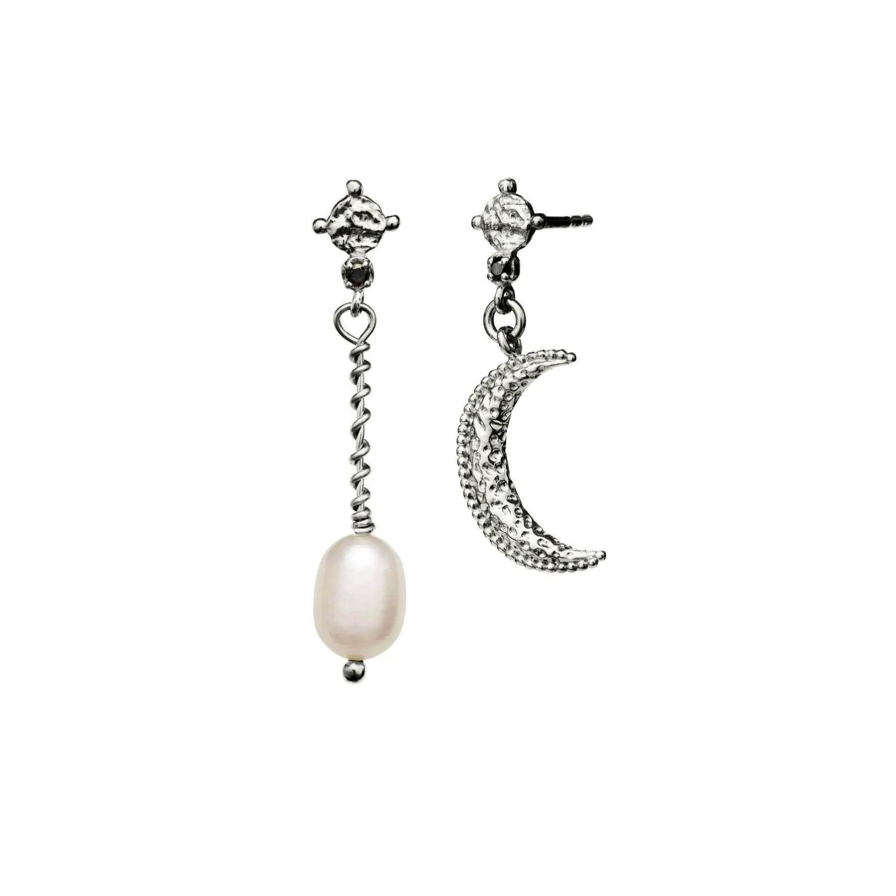 Nyla Earrings from Maanesten in Silver Sterling 925